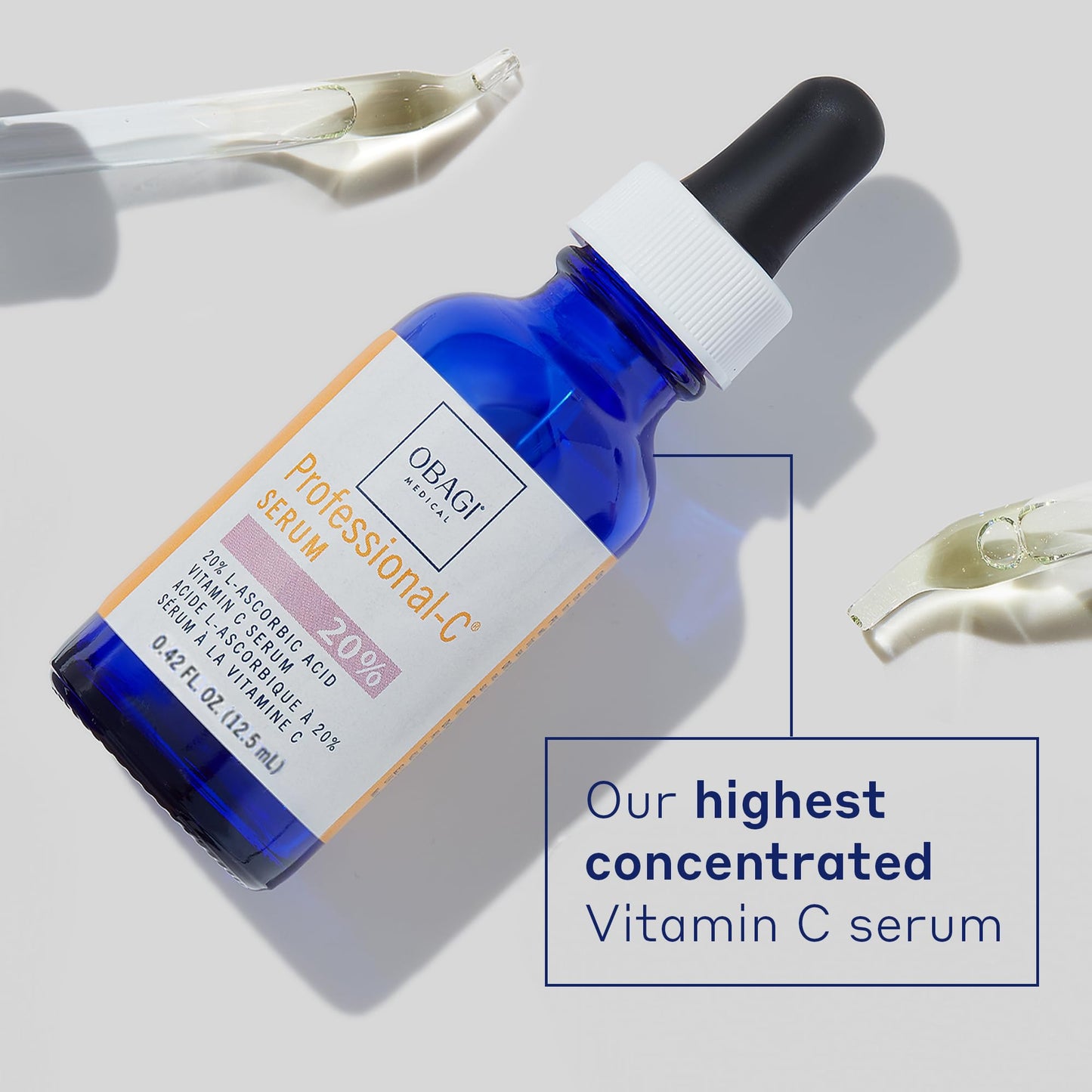 Obagi Professional-C 20% Vitamin C Serum – Helps Brighten Skin Tone and Minimize the Appearance of Fine Lines & Wrinkles – 0.42 oz