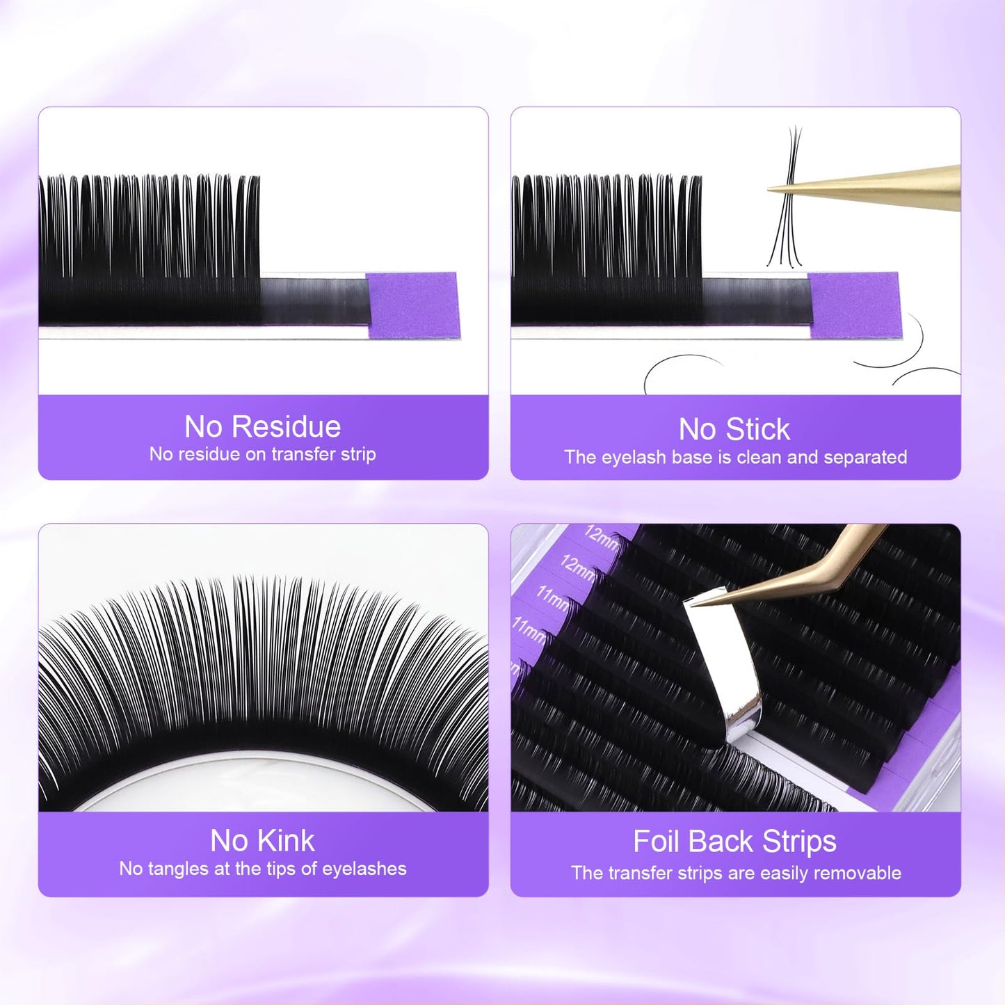 NAGARAKU 5 Trays Eyelash Extensions 0.03mm D 11/12/13/14/15mm in 1 pack Classic Individual Lashes Soft Natural Professional Faux Mink 16 rows