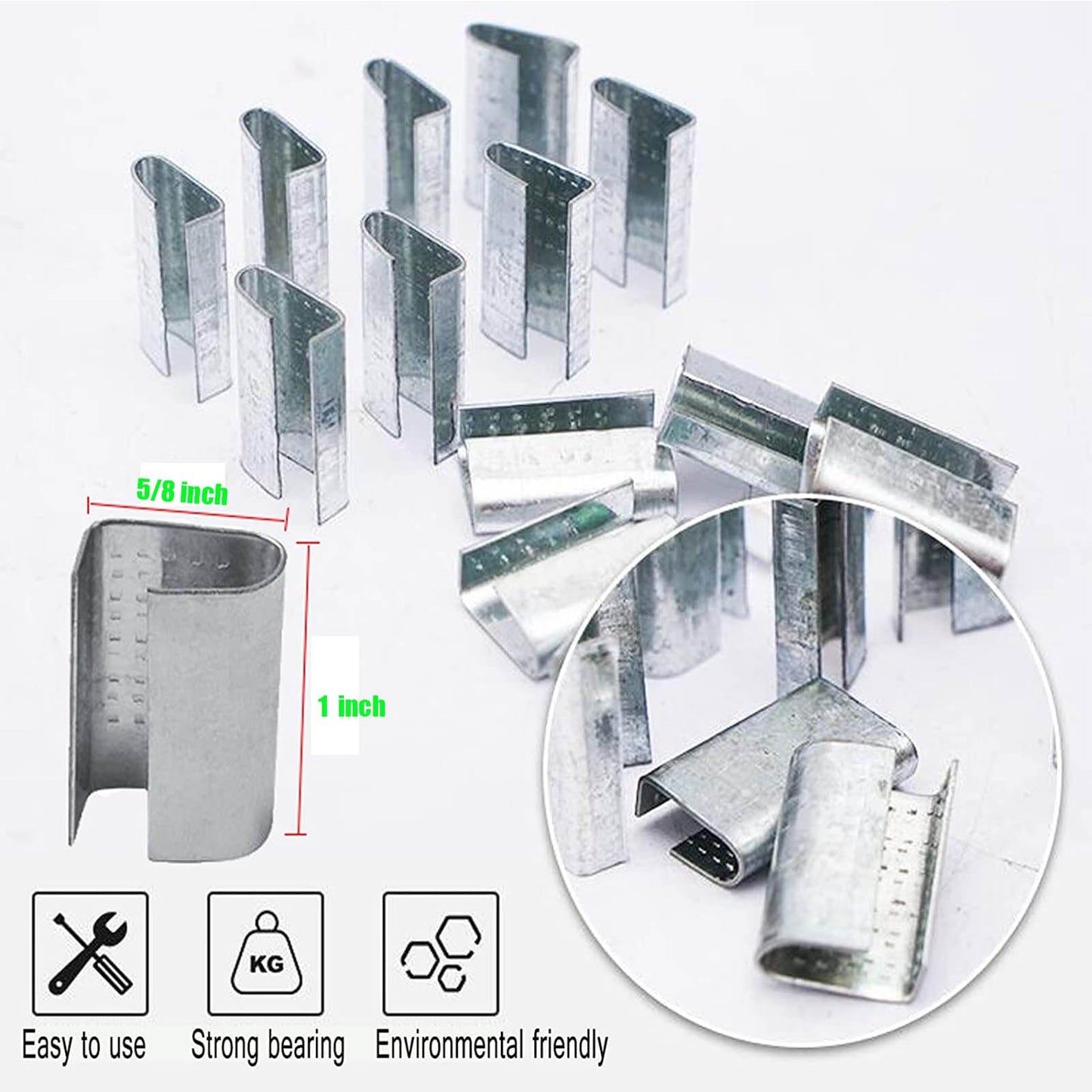 Packaging Strapping Banding Tensioning Tool - Sealer Tool Heavy Duty PP Plastic Strapping Kit