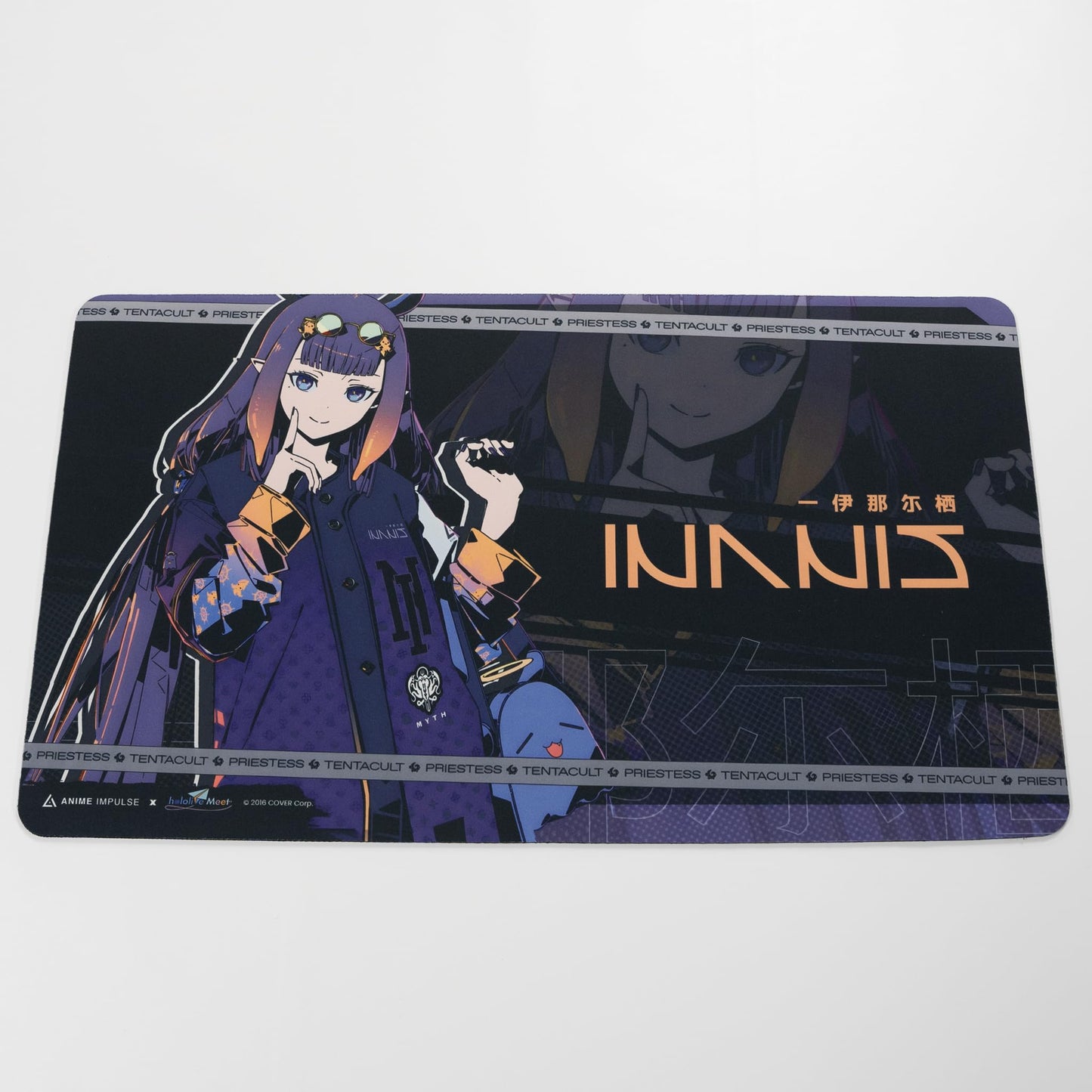 ANIME Impulse x Ninomae Ina’NIS Desktop Gaming Mousepad, hololive Production Officially Licensed Premium Grade Non-Slip TCG Playmat or Office Desk Mat for Keyboard and Mouse