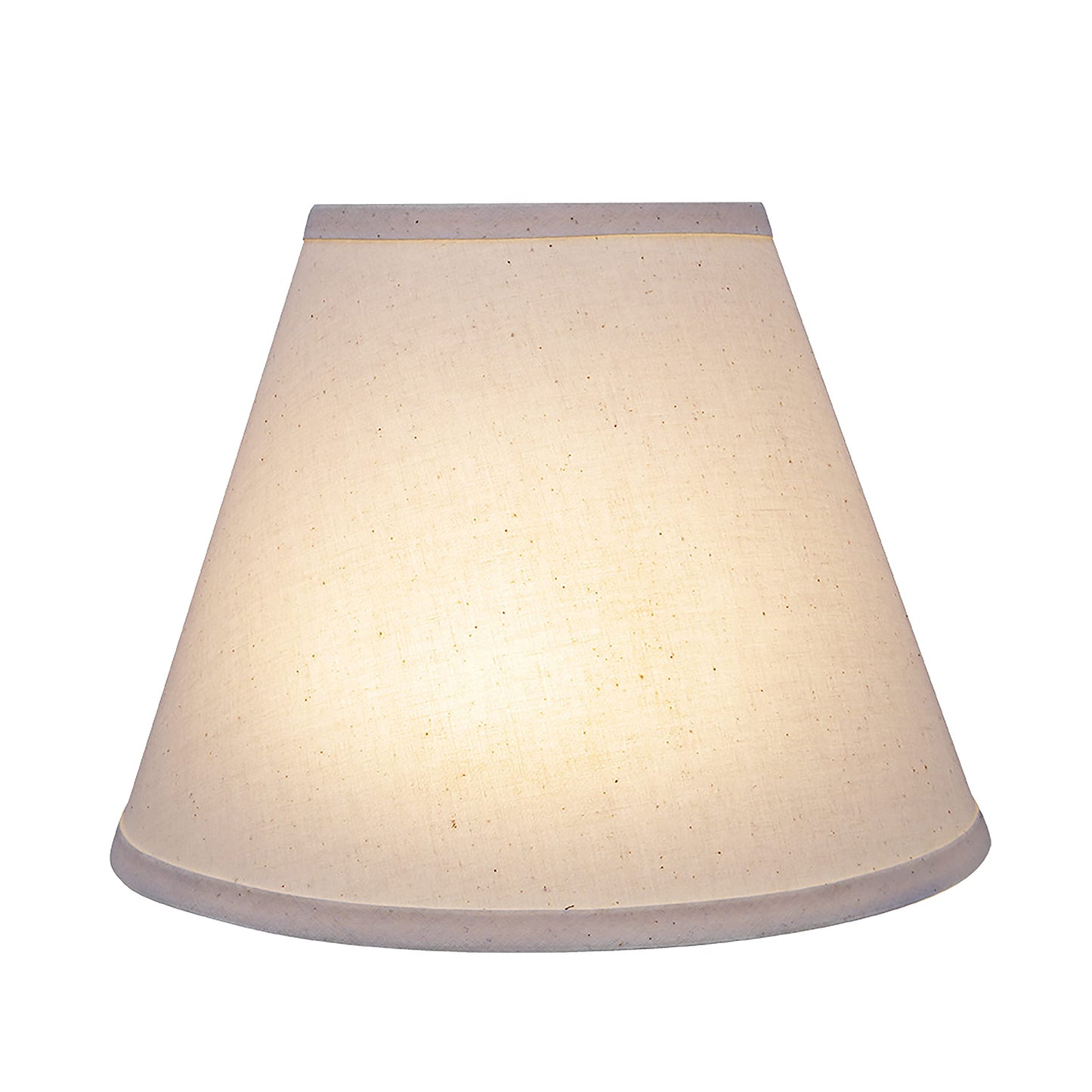 Aspen Creative 58876A Transitional Empire Shape Uno Construction Lamp Shade in Ivory, 6" Top x 12" Bottom x 9" Slant Height