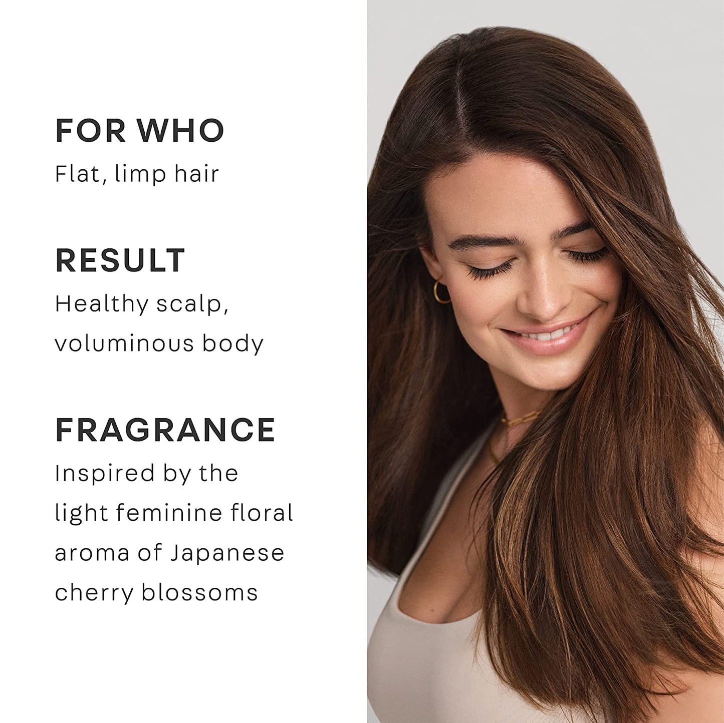 NATURELAB. TOKYO Perfect Volume Shampoo & Conditioner Duo: Weightless Frizz Control for Smoother, Healthier Hair and Scalp I 11.5 FL OZ Each | $38 VALUE