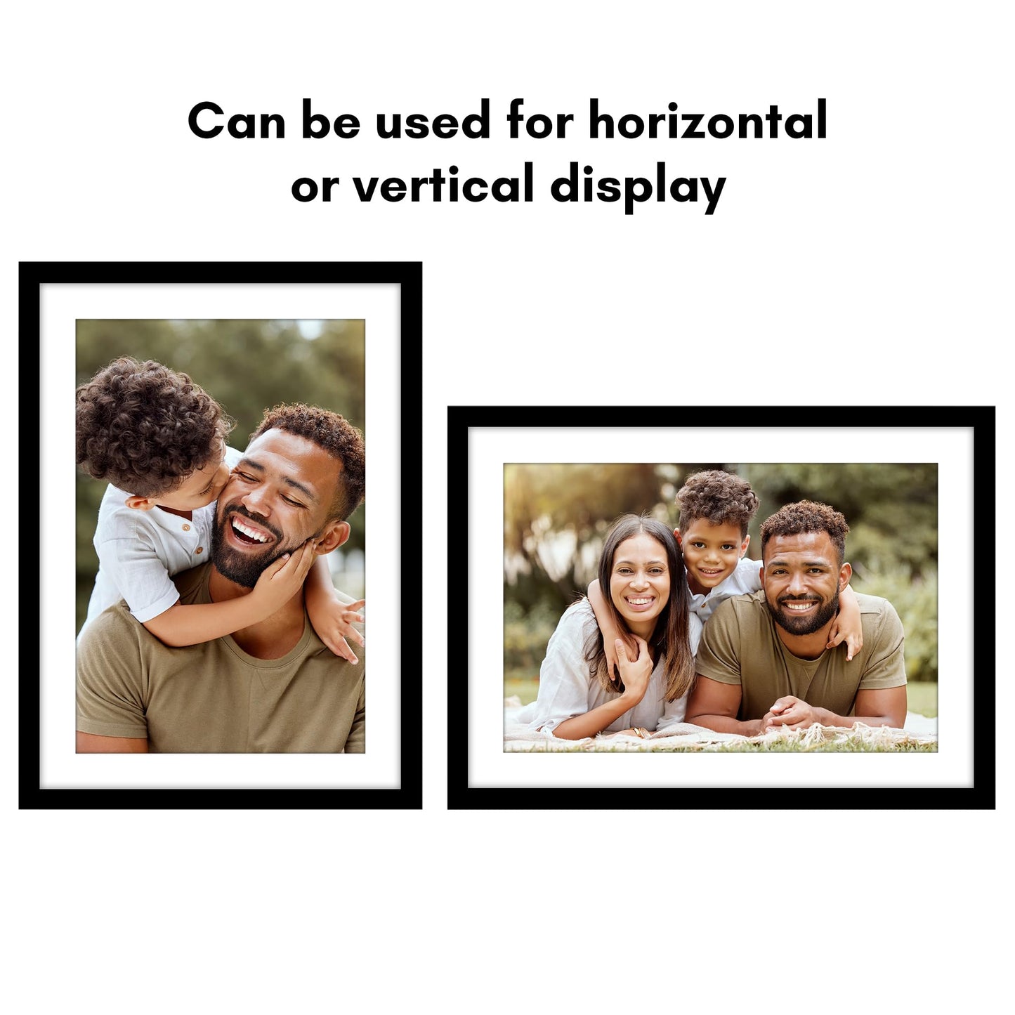 Americanflat 20x28 Poster Frame - Black Engineered Wood with Polished Plexiglass - Wide Picture Frame for Vertical or Horizontal Wall Display - Epic Collection - Black
