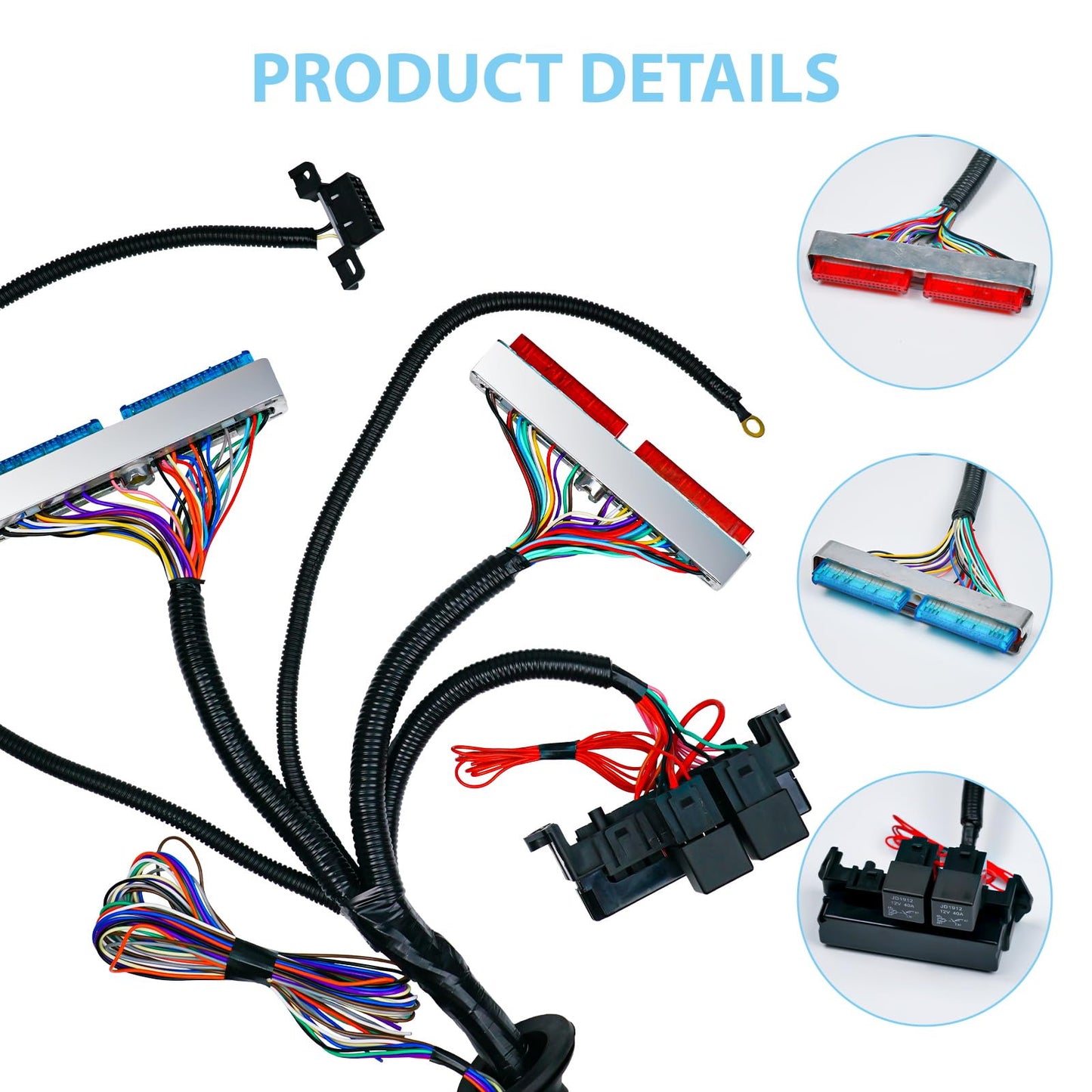 4L60E Engine Wiring Harness LS Swap Standalone Wire Compatible with 1997-2006 GM DBC LS1 4.8L 5.3L 6.0L Vortec Engines W/4L60E Transmission Drive by Cable