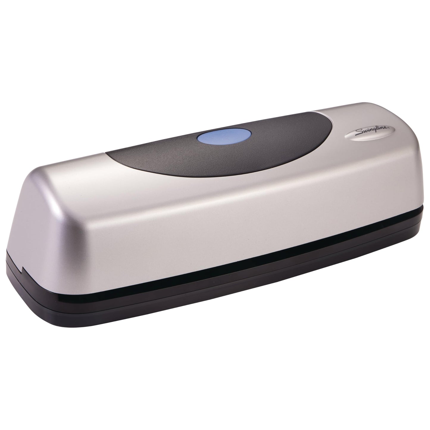 Swingline Electric Hole Puncher 3 Hole, 15 Sheet Capacity Three Hole Punch 3 Ring, Black & Silver (74515)