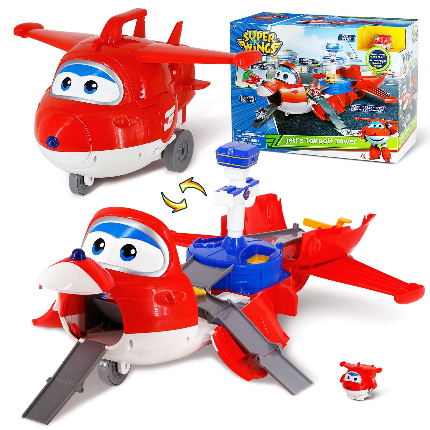 Super Wings – Jett’s Takeoff Tower Playset