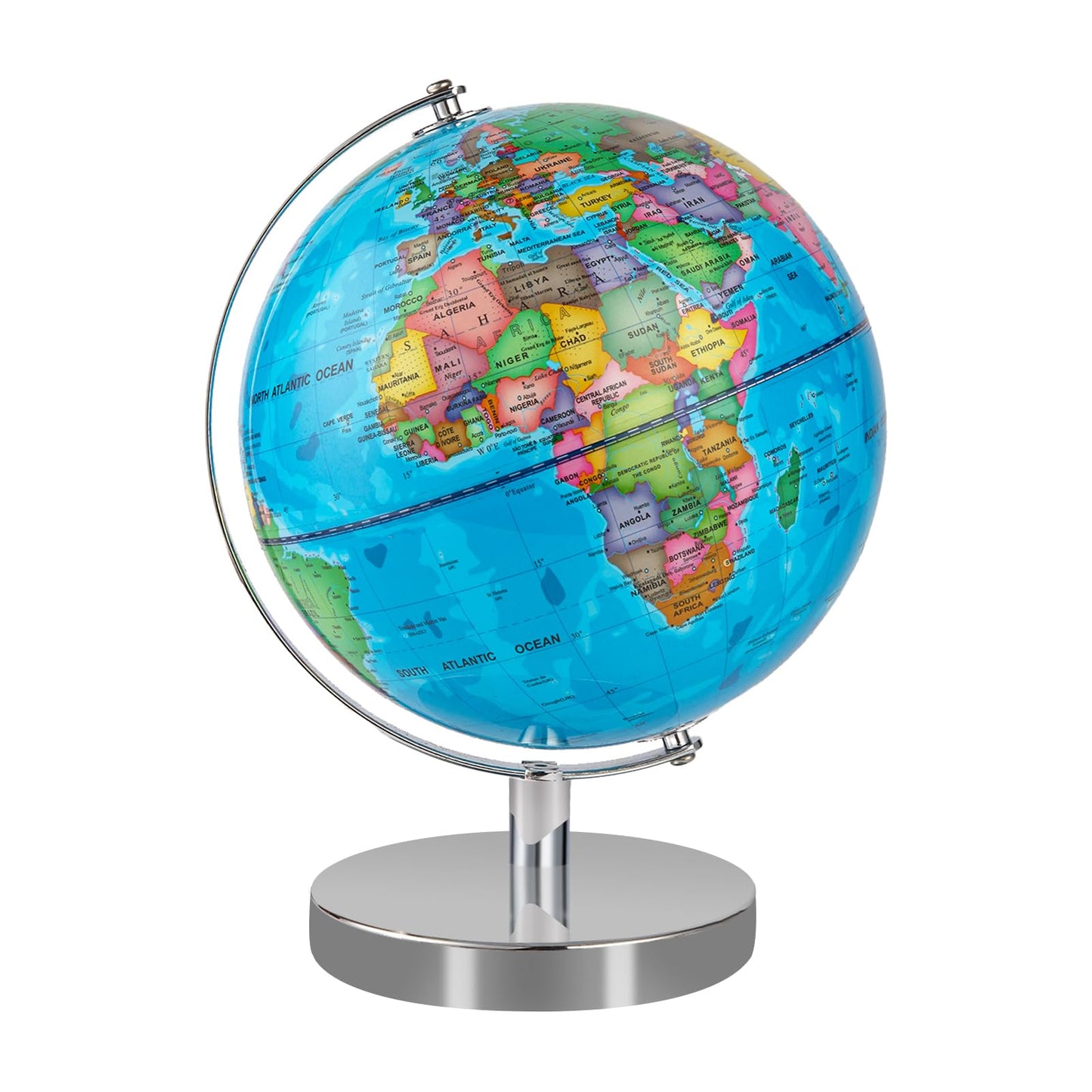 Eolivees 9'' Globe for Kids Rewritable World Globe