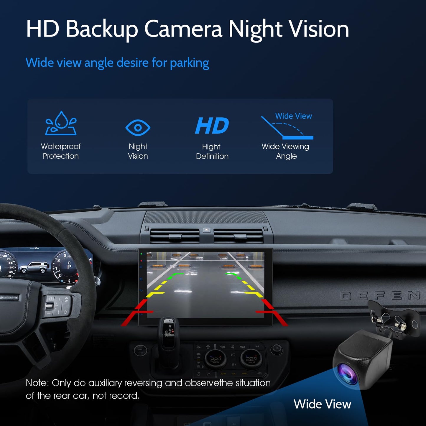 Haudio 7" Car Stereo Double Din Wireless Apple Carplay Radio Screen for Car Audio Receivers, Bluetooth 5.0 Car Play Android Auto Touchscreen, Channel RCA, Backup Camera, SWC, FM/AM|Car Audio Receivers