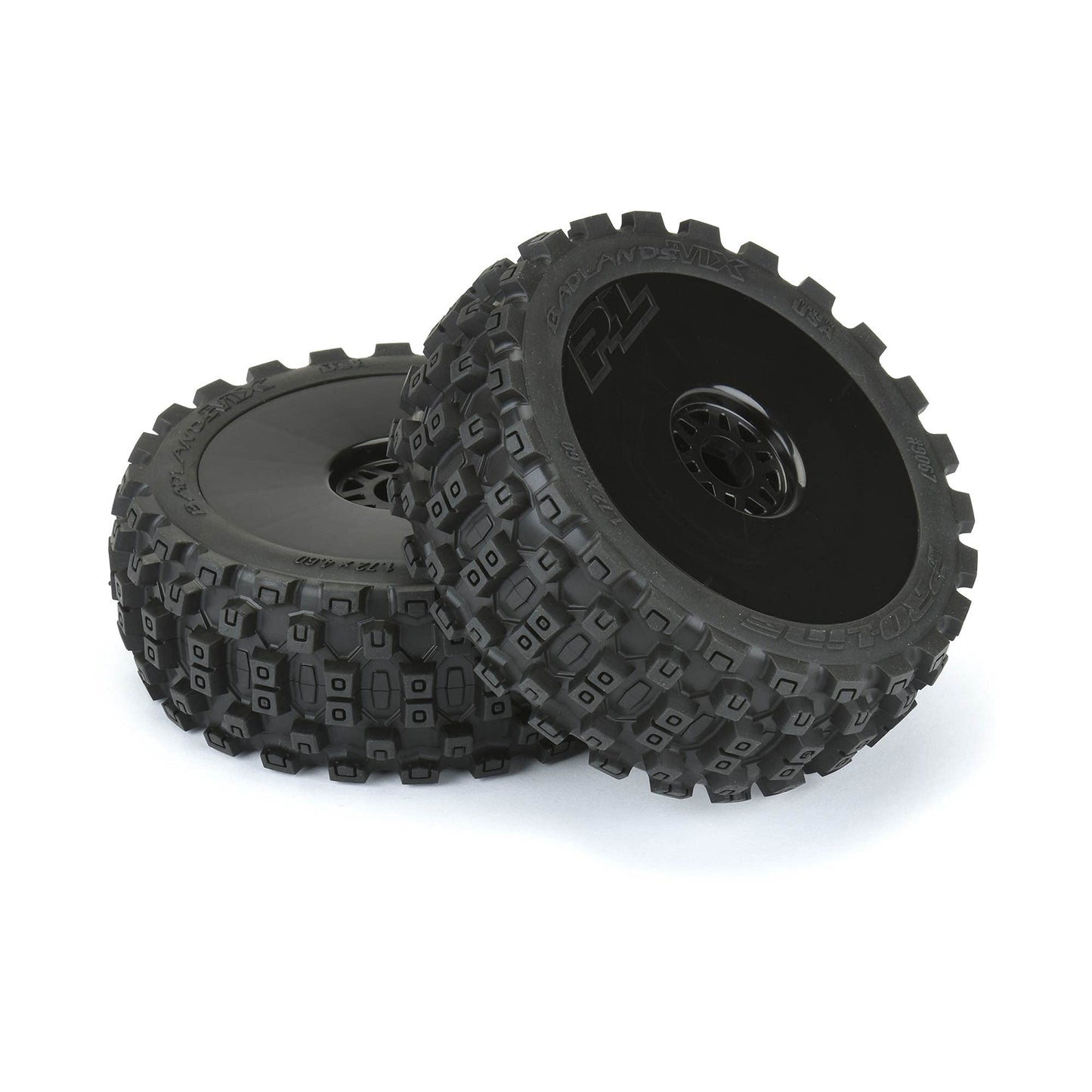 Pro-Line Racing Badlands MX M2 18 Buggy MTD Black Wheels F/R PRO906741 RC Tire