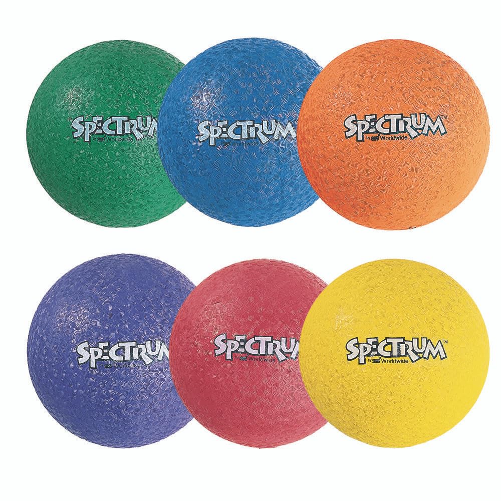 S&S Worldwide Spectrum™ Playground Balls, 10" (Set of 6)