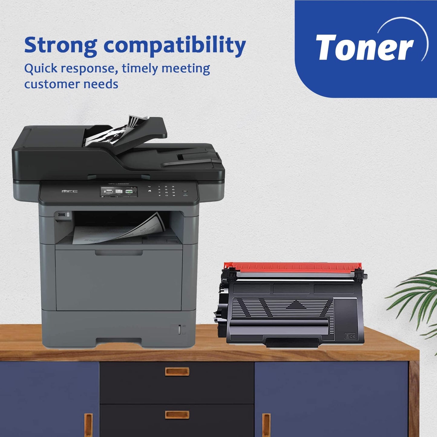 TN880 Super High Yield Toner Cartridge 1-Pack Replacement for Brother TN 880 TN-880 Toner Cartridge HL-L6200DW L6200DWT L6400DW L6400DWT MFC-L6700DW L6800DW L6900DW Printer