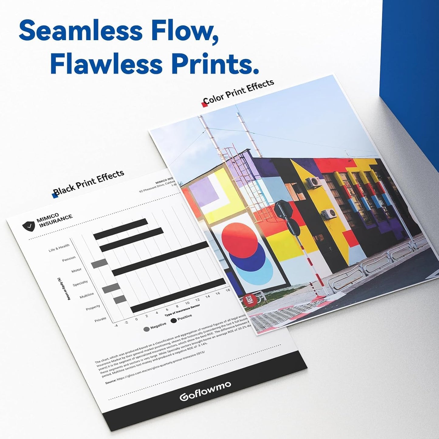 GoFlowmo Remanufactured Ink Cartridge Replacement for Canon 240XL 241XL Combo Pack 240 241 XL Compatible for MG3620 MG3600 MG3520 TS5120 MG2120 MG2220 MG3220 Printer Ink Cartridge(1 Black 1 Color)