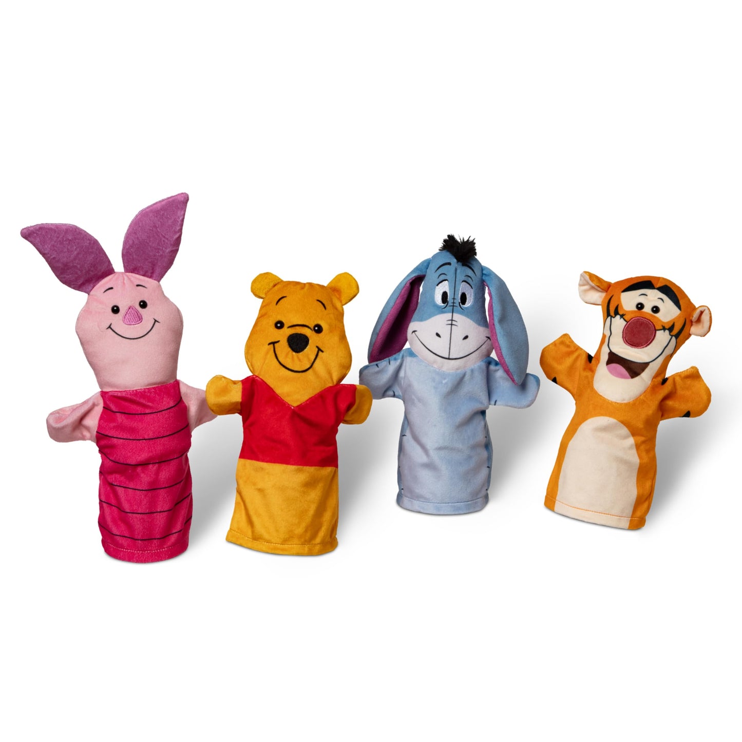 Melissa & Doug Disney Winnie the Pooh Soft & Cuddly Hand PuppetsWinnie The Pooh Toys, Soft Hand Puppets for Kids Ages 2+