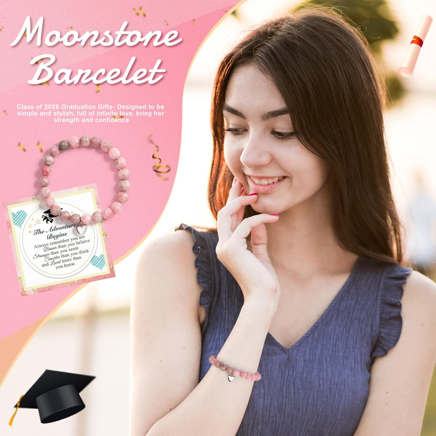 12PCS Graduation Gifts for Women,Her,Class of 2026 Graduation Gifts for Daughter Senior 2026 High School College PHD Masters Degree Graduate Gift for Her, Christian Gifts for Women Faith