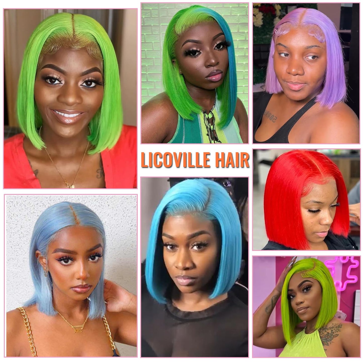 613 Blonde HD Bob Lace Front Wigs - Human Hair, 12 Inch Pre Plucked, Glueless