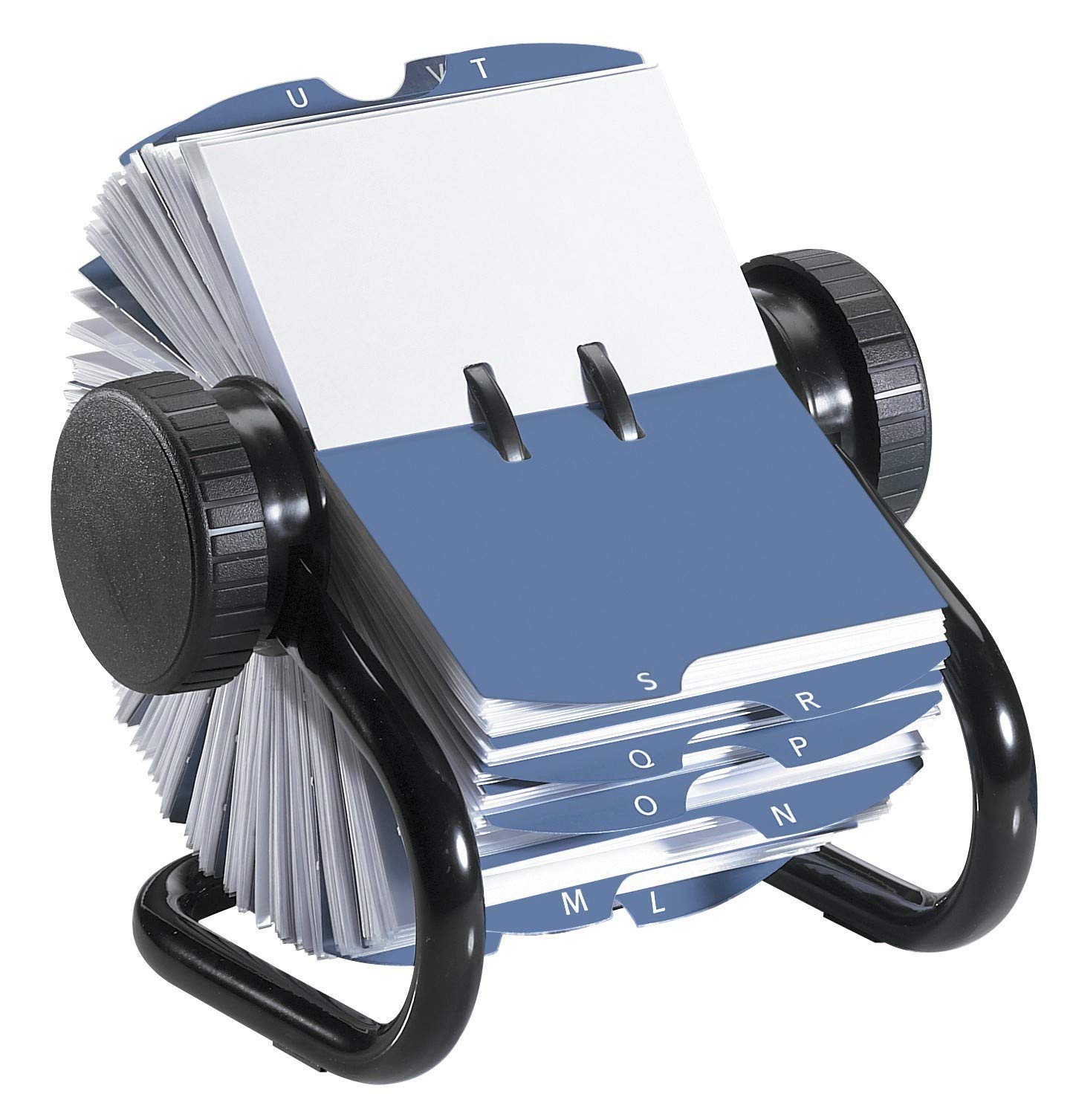 Rolodex Rotary Business Card File, 400-Card Capacity, Black