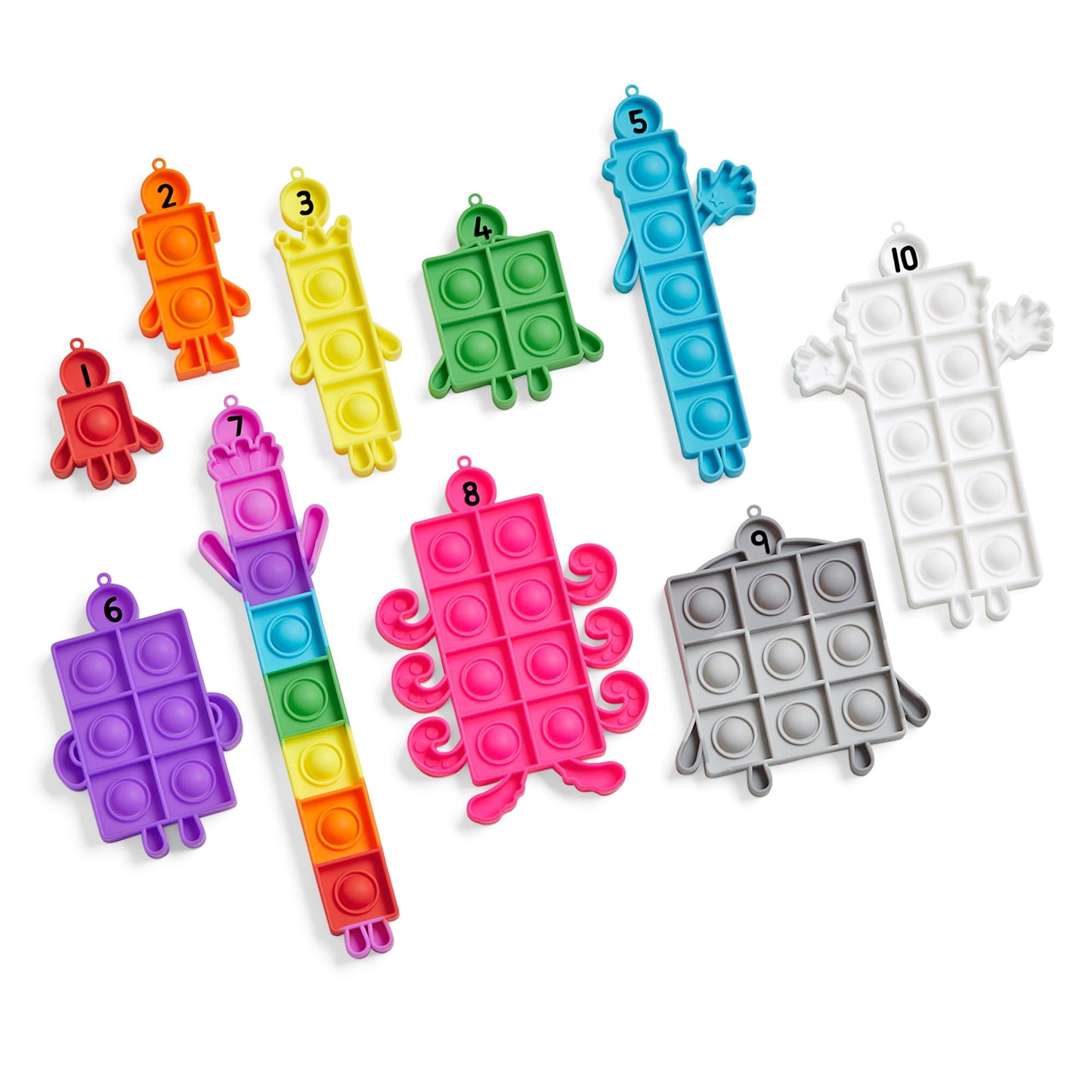 hand2mind Numberblocks Sensory Bubble Poppers