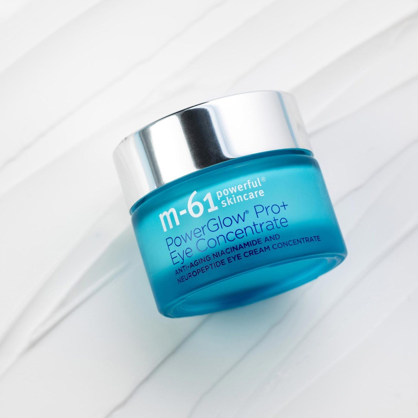 m-61 PowerGlow Pro+ Eye Concentrate - Firming and brightening AHA eye cream concentrate with glycolic and lactic acid.