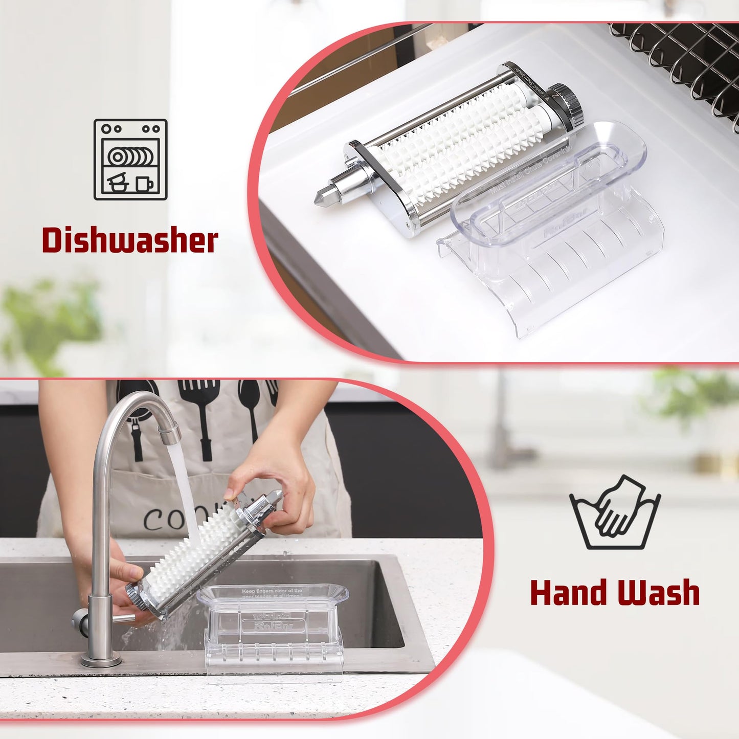 Meat Tenderizer Attachment for Kitchenaid Stand Mixers, 3 Adjustable Thickness, Meat Tenderizer Machine with Transparent Cover, Meat Cuber Accessories for Kitchen aid, Dishwasher Safe
