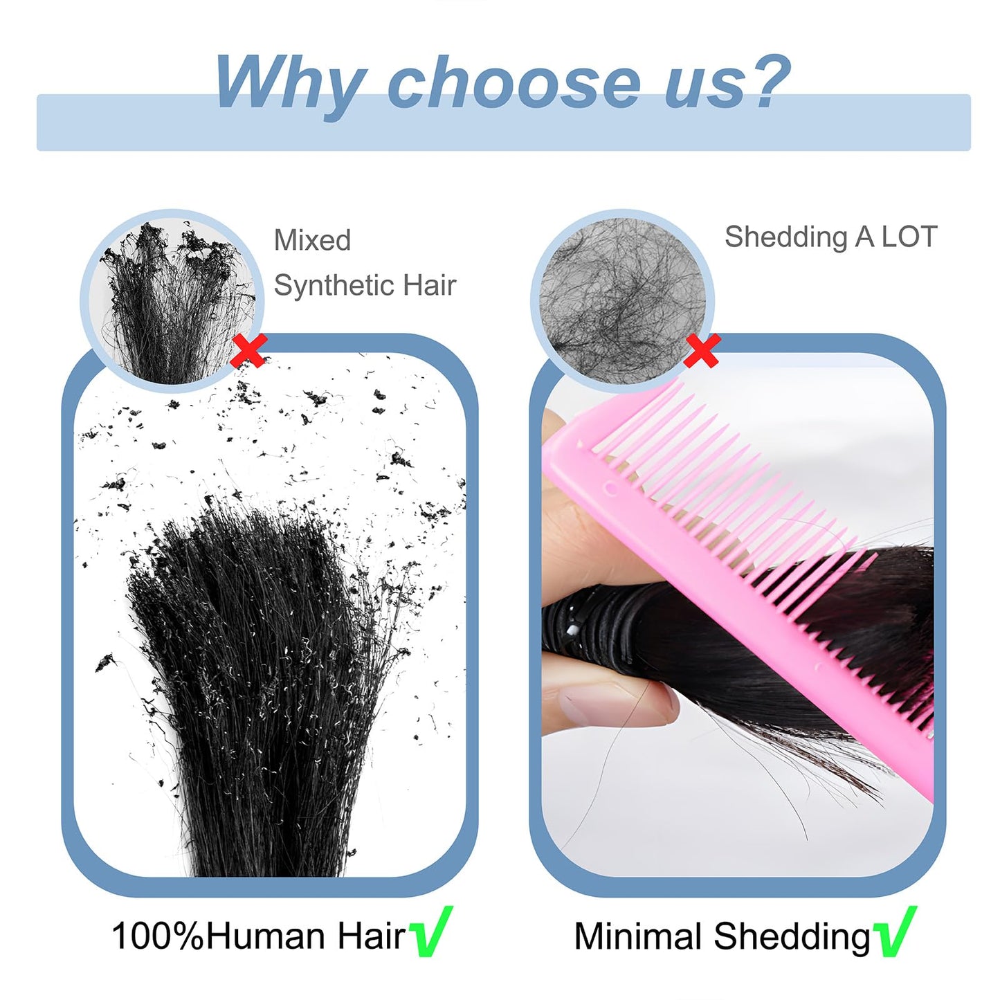 Human Braiding Hair for Boho Braids 26 Inch 2 Bundles 100g Boho Hair for Braiding Water Wave Bulk Human Boho Hair for Braiding 12A Human Hair for Boho Knotless Braids (P4,26inch)