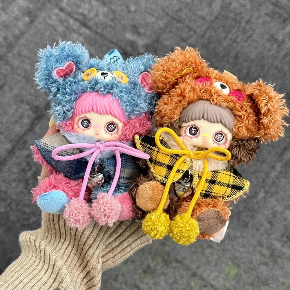 WINKLOORI Maymei Tiny Bear Cookie Series Mini Blind Box 1PC(1 of 9 Possible Styles) Cute Keychain Figures Collectible Toys Birthday Gifts (1Pcs Blind Box)