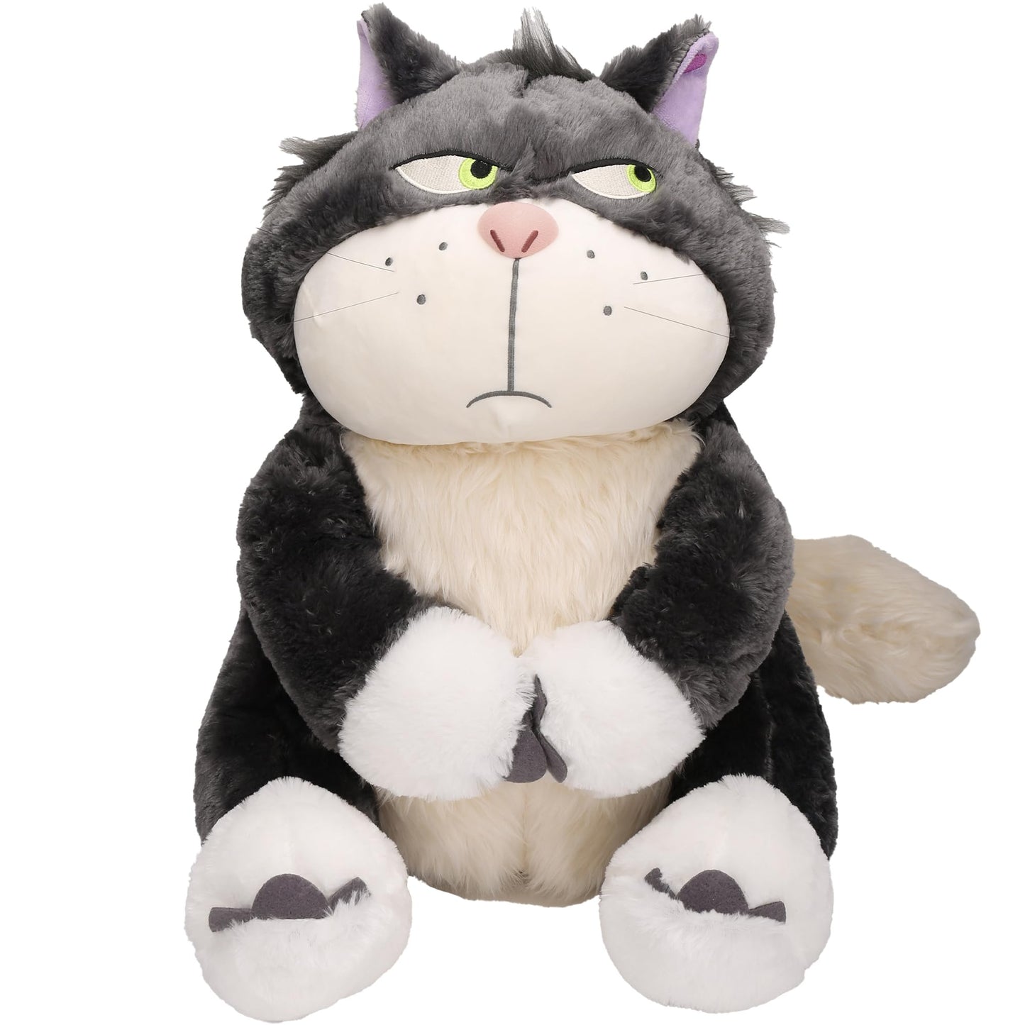 Juju Lucifer Cat Plush (26 in) - Large Stuffed Animals - Big Stuffed Animal Plushie - Giant Stuffed Animal Cute Plushies - Cat Stuffed Animals Black Cat Plush - Big Stuffed Animals Cat Stuffed Animal