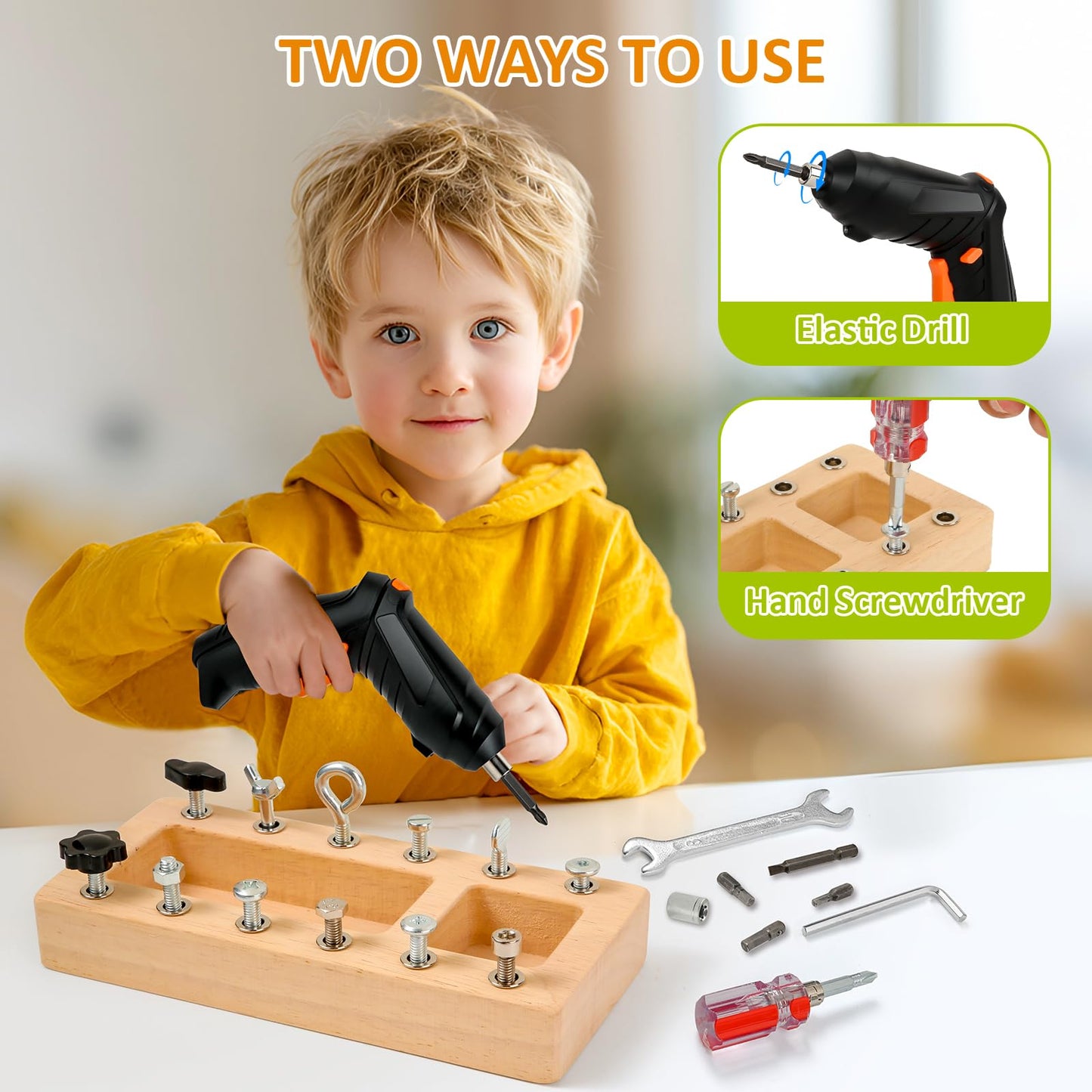 SANANTMontessoriScrewdriverBoardSet