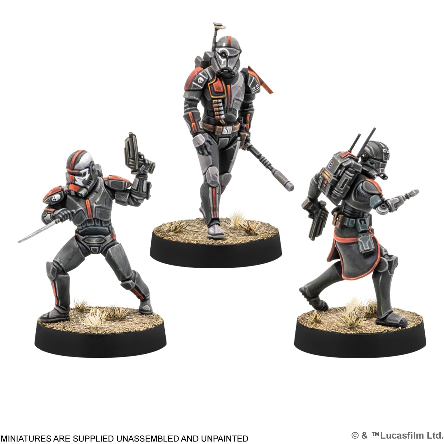 Atomic Mass Games Star Wars: Legion Bad Batch Expansion - Clone Force 99 Miniatures Pack! Tabletop Miniatures Strategy Game for Kids & Adults, Ages 14+, 2 Players, 3 Hour Playtime, Atomic Mass Games