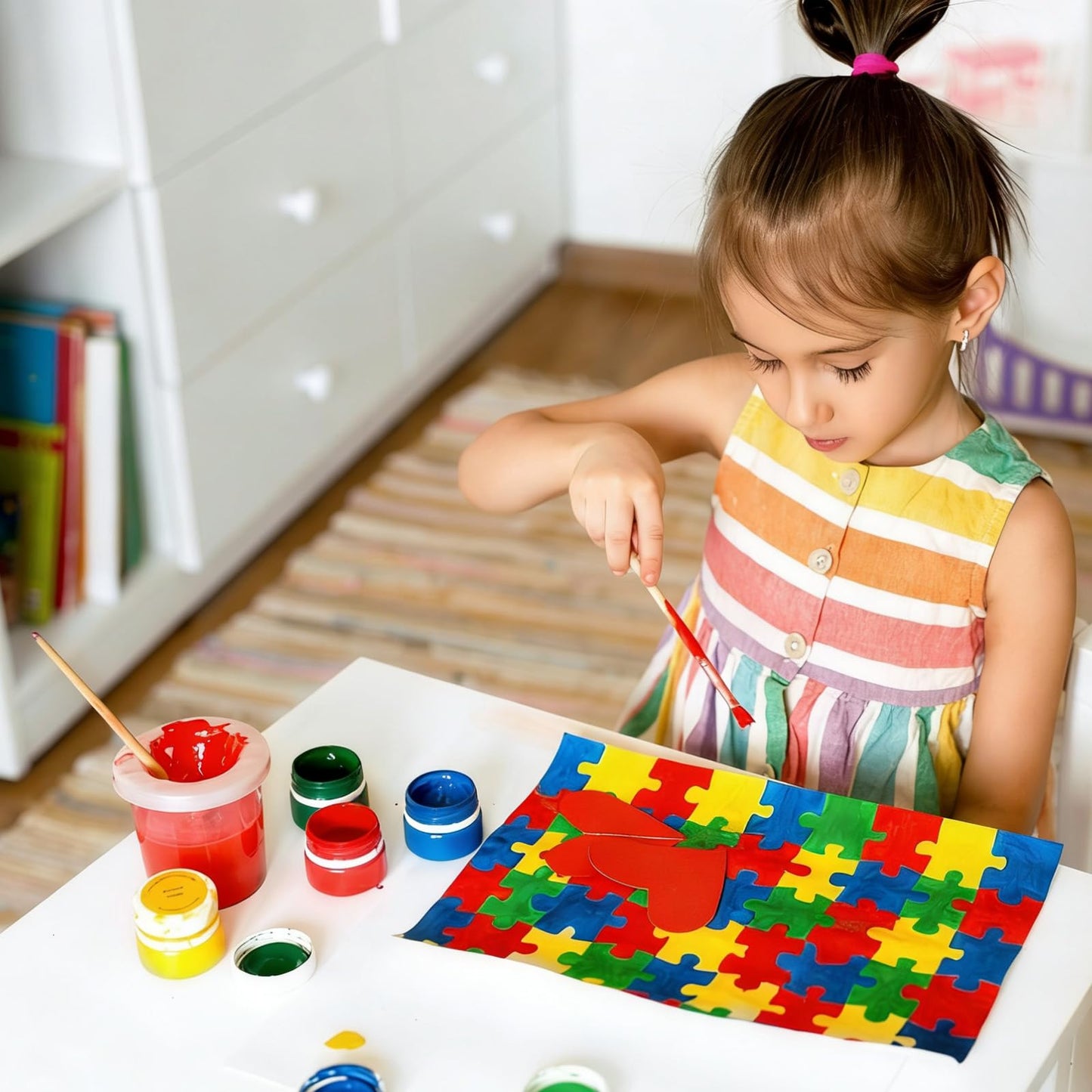 24 Packs No Spill Paint Cups for Kids Small Plastic Paint Containers with Lids Spill Proof Water Cup for Painting, School, Classroom, Art Crafts Supplies