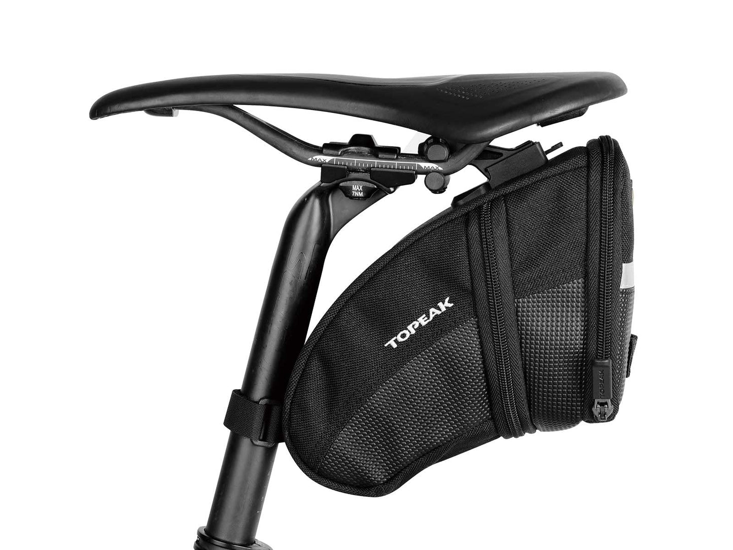 Topeak Aero Wedge Pack, w/ Fixer F25, Medium , Black