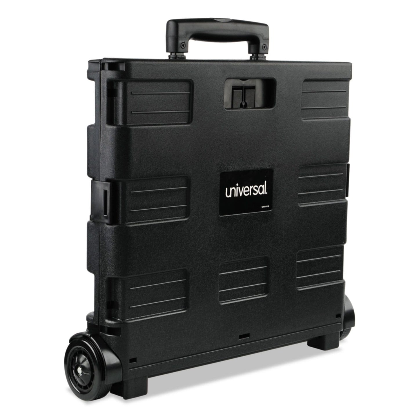 Universal Collapsible Mobile Storage Crate, 18.25" x 15" x 39.4", Black