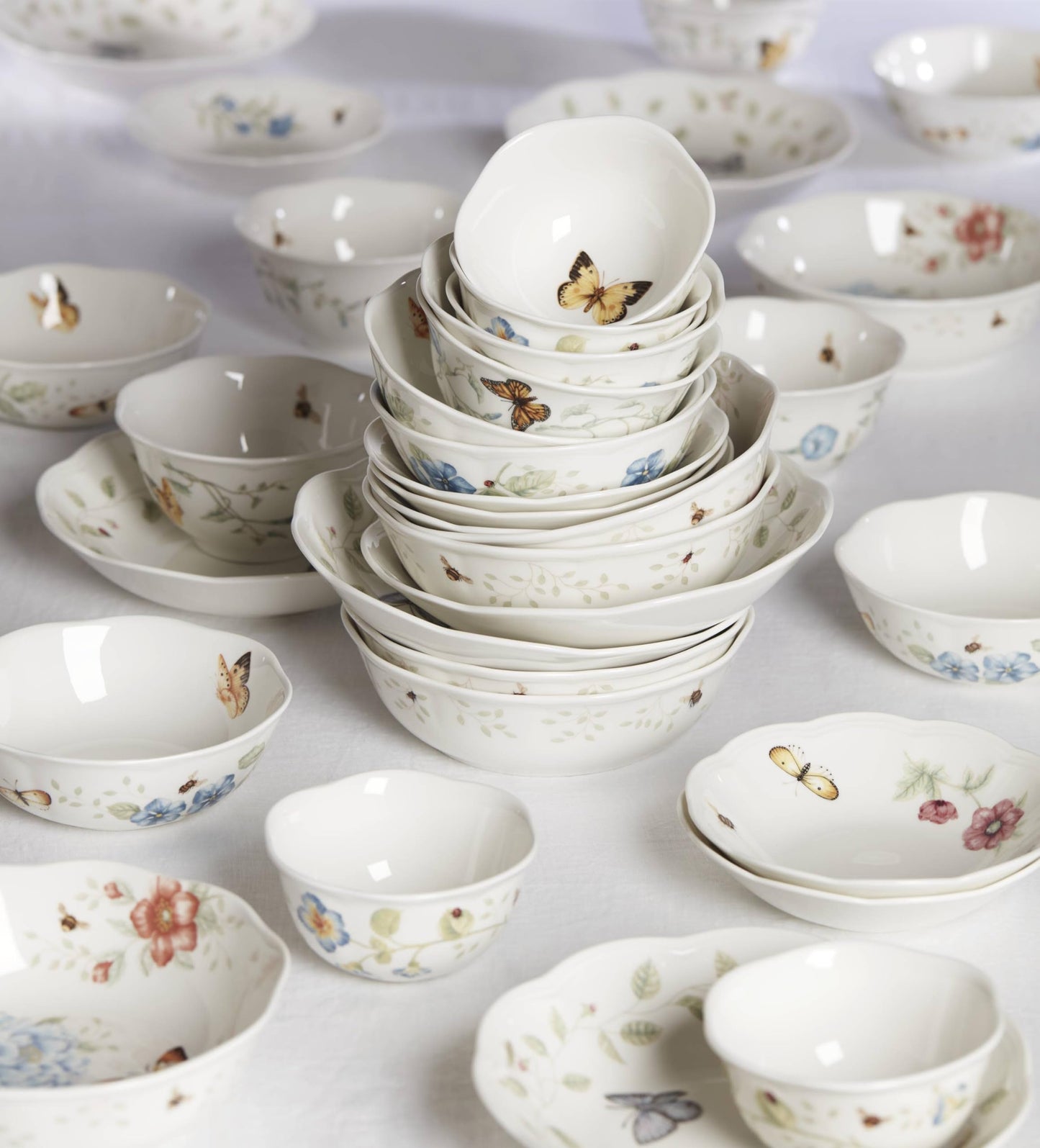 Lenox 896510 Butterfly Meadow Soup Bowls, Set Of 4