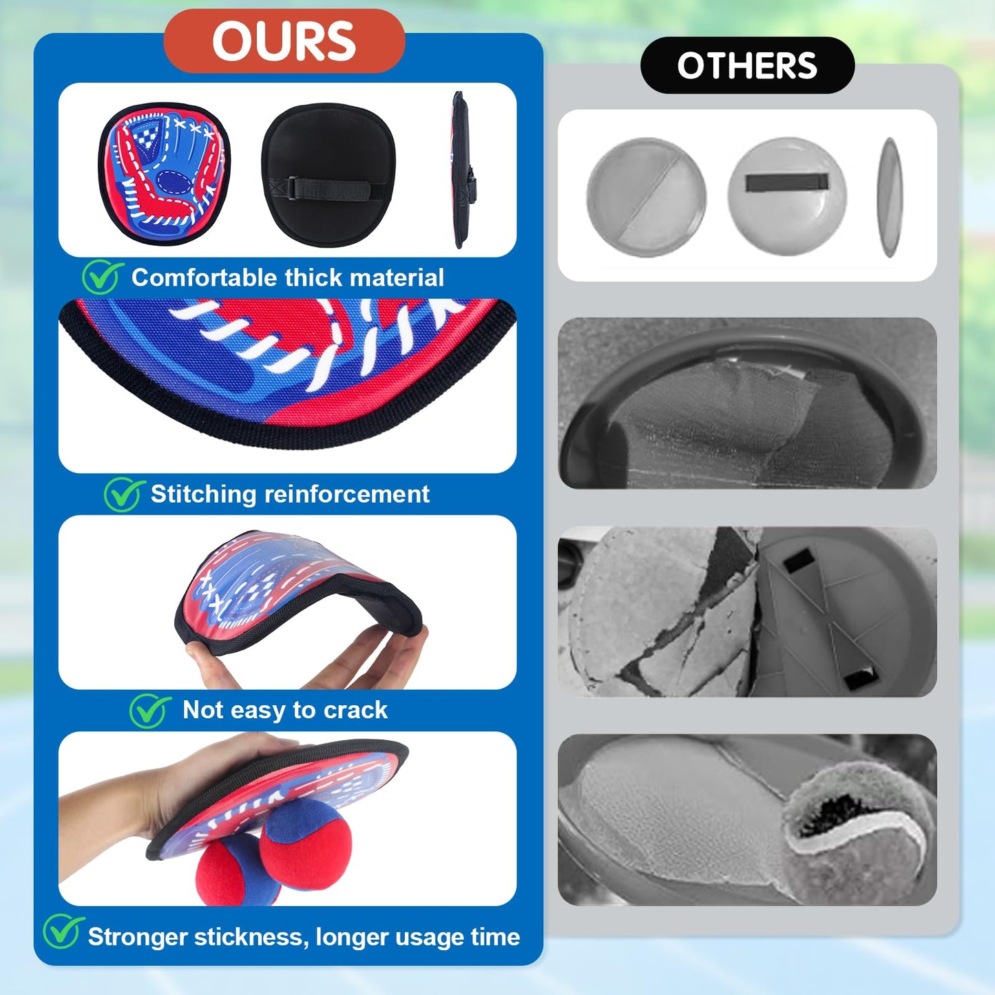 CAPTAIN CHAOWING Toss and Catch Ball Set