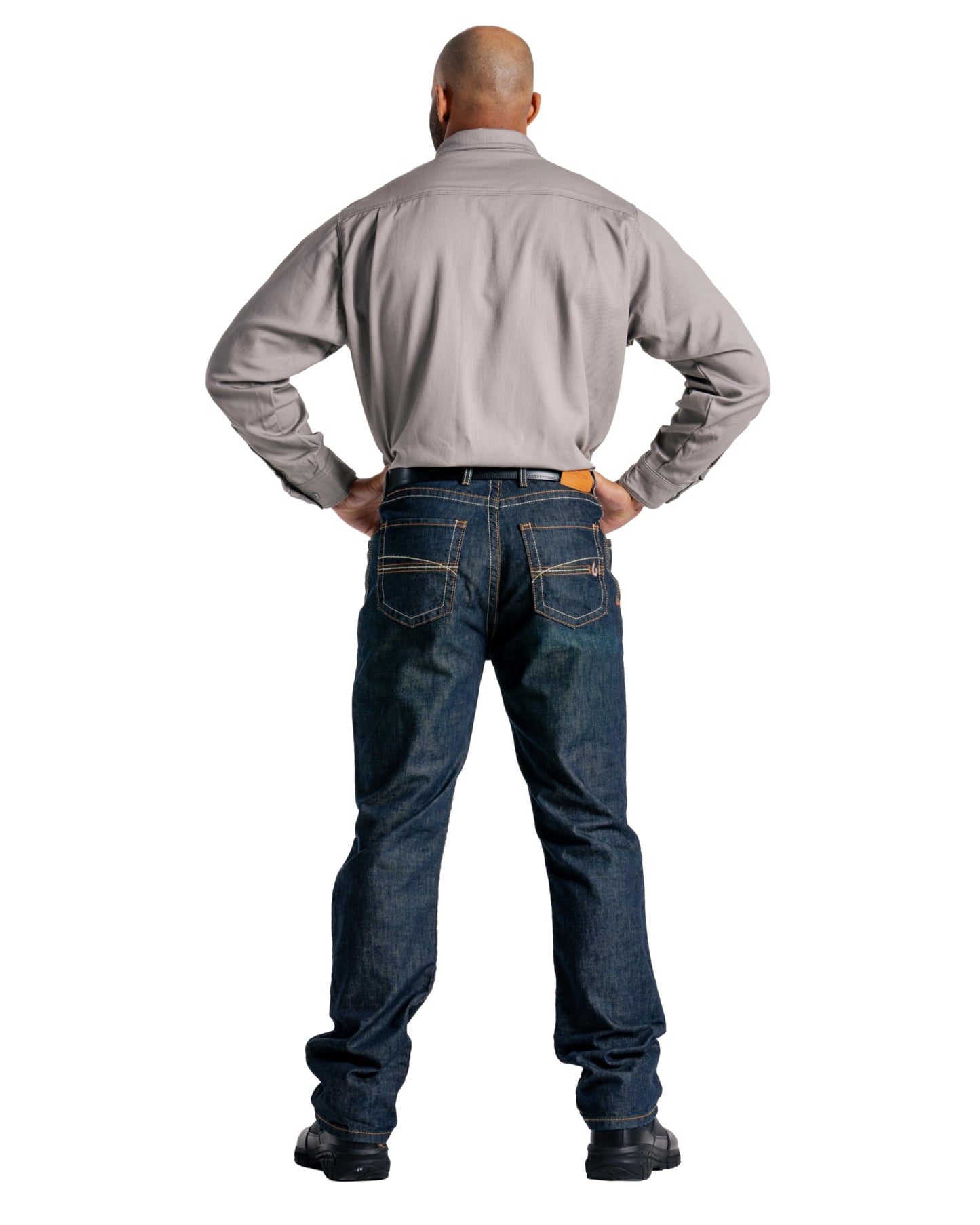LAPCOFR unisex adult P-indm10 jeans, Washed Denim, 36W x 30L US
