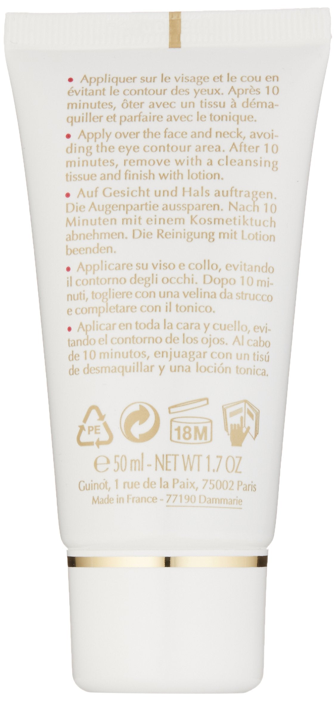 Guinot Nutrition Confort Instant Comfort Mask, 1.4 oz
