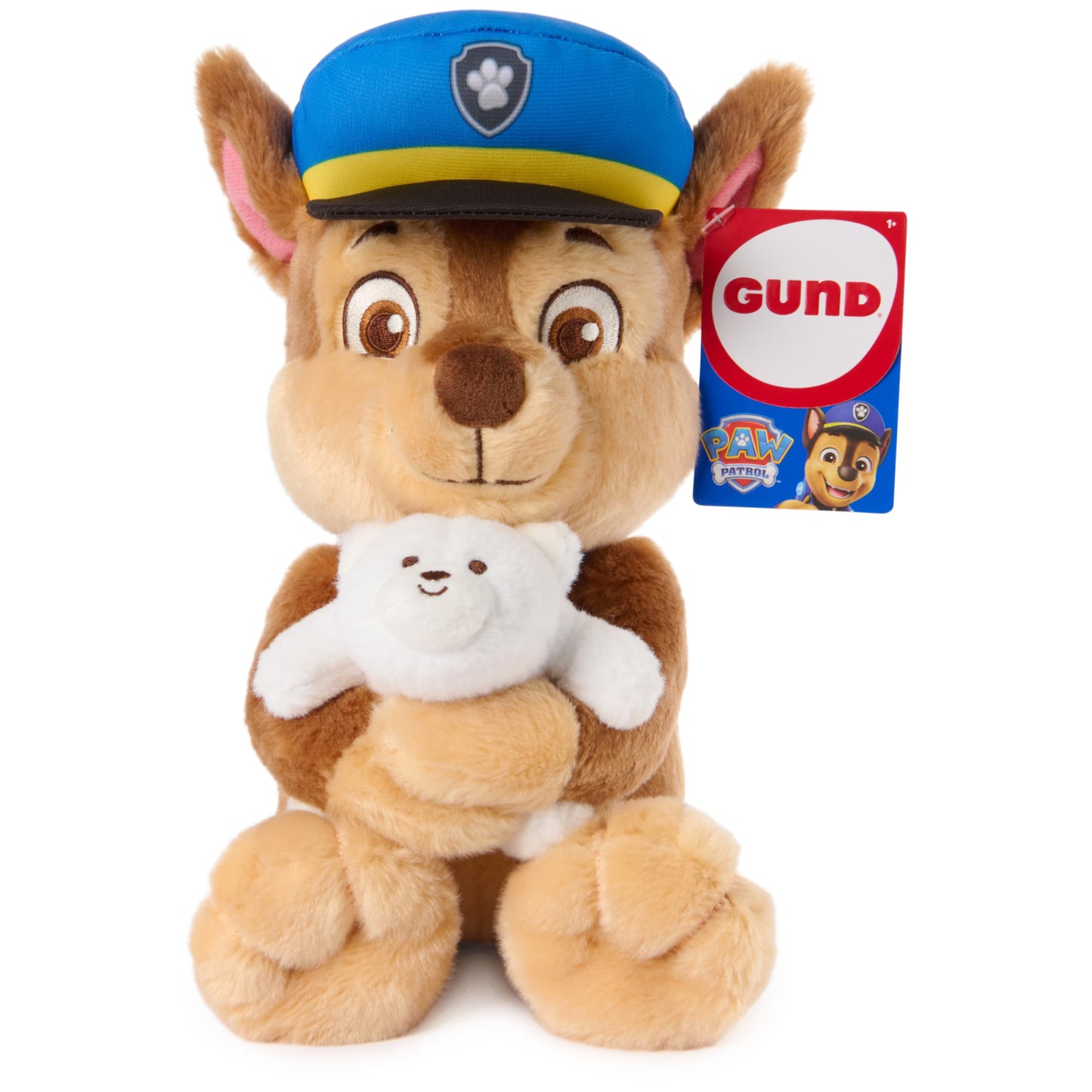 GUND PAW Patrol Chase with Snuffles Teddy Bear, Official Chase Plush Toy, Dog Stuffed Animal for Ages 1 and Up, 9.5”