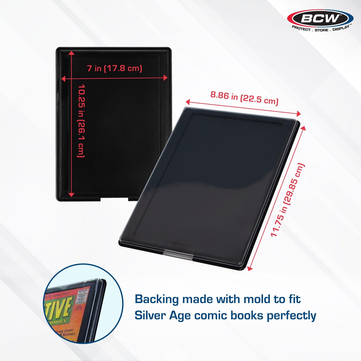 BCW Comic Book Showcase Frame- 5 Pack | Current/Modern Age Comic Book Display Frame | Comic Book Showcase Display Case | Comic Book Holder Picture Frame | Comic Book Frames for Wall