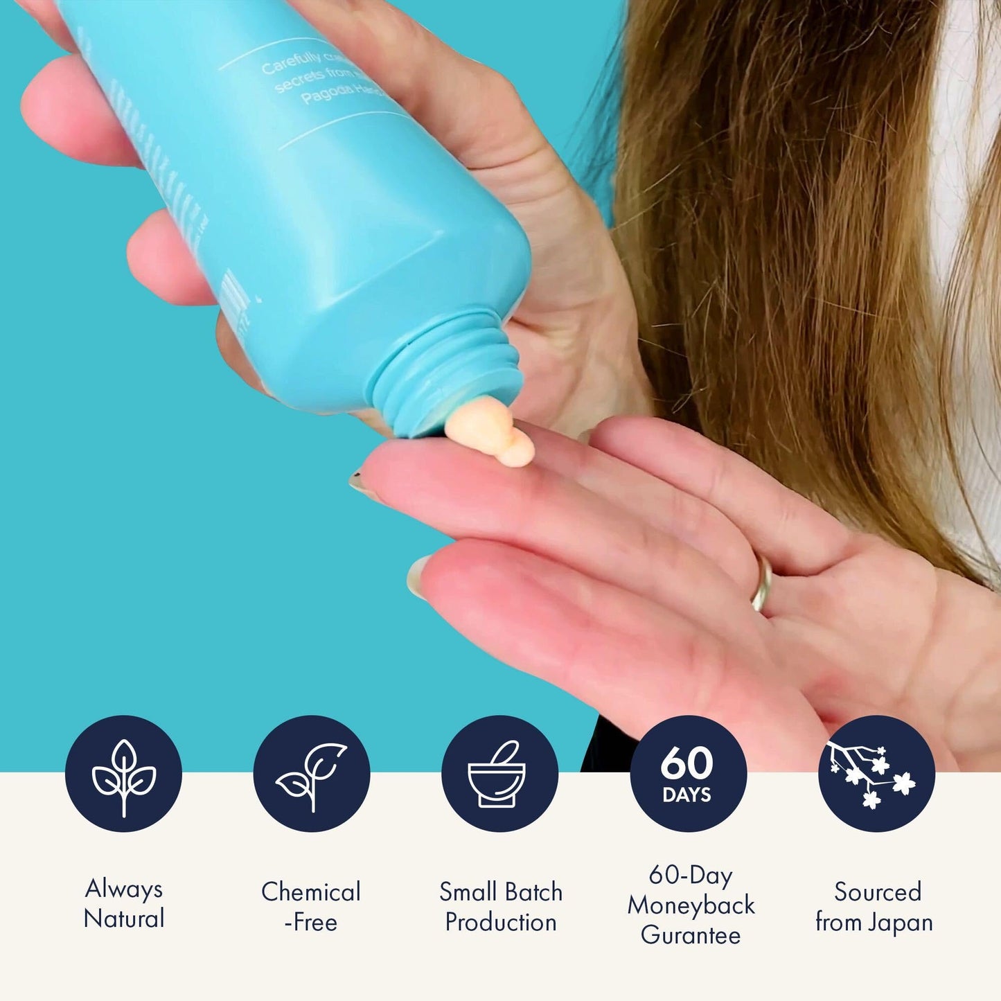 Onsen Japanese Anti Aging Hand Cream - Firming Hand Lotion Features Pagoda Flower Enzyme, Wasabi Extract Infusion, Hyaluronic Acid, and Shea Butter, for Clarified and Moisture Rich Skin - 2 Packs