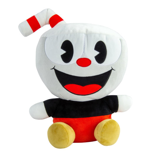 Club Mocchi Mocchi Cuphead Mega 38 cm Plush Toy, Cuddly Toy for Boys and Girls from 3 Years