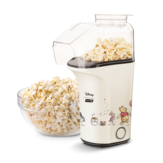 Disney Dash Fresh Pop Popcorn Maker - Oil-Free, Air Popcorn Popper - With Measuring Cup & Recipe Guide - Perfect for Movie Nights - 16 Cups, Winnie the Pooh