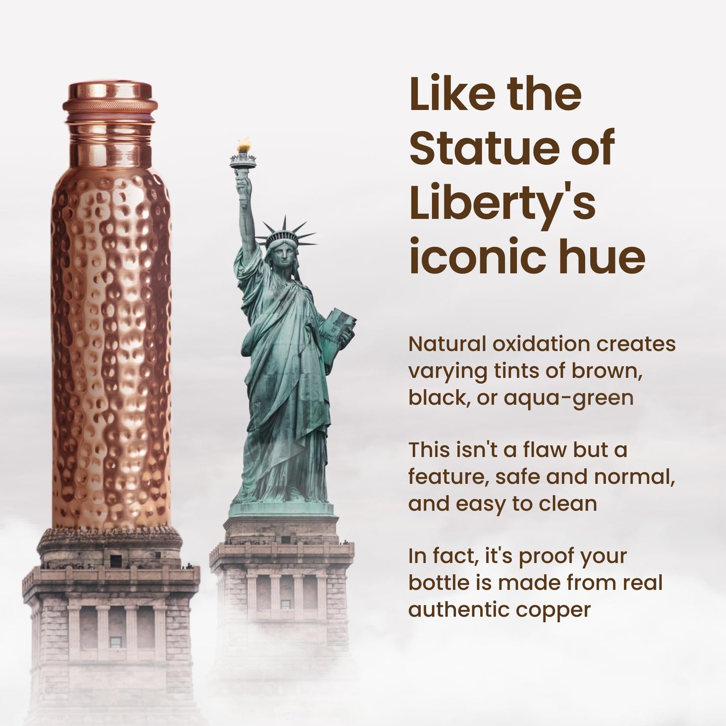 Otiem Pure Copper Water Bottle for Drinking Water, 34 Oz Hammered Finish – Stay Hydrated and Enjoy Ayurvedic Benefits – Leak-Proof, Temperature Retention, Eco-Friendly Design – Durable Copper Bottle