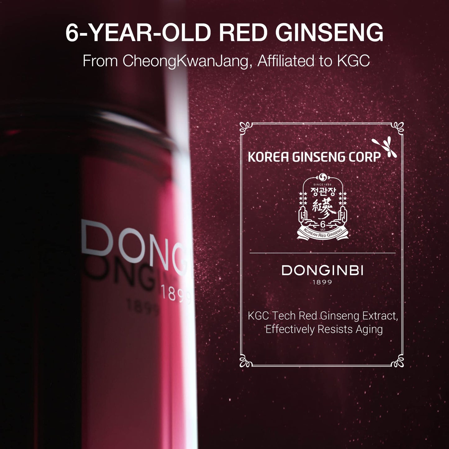 [Upgraded] Anti-Aging Serum DONGINBI Daily Defense Serum EX, Anti-Wrinkle & Antioxidant Serum for Face, Korean Red Ginseng Skin Care - 1.01Oz