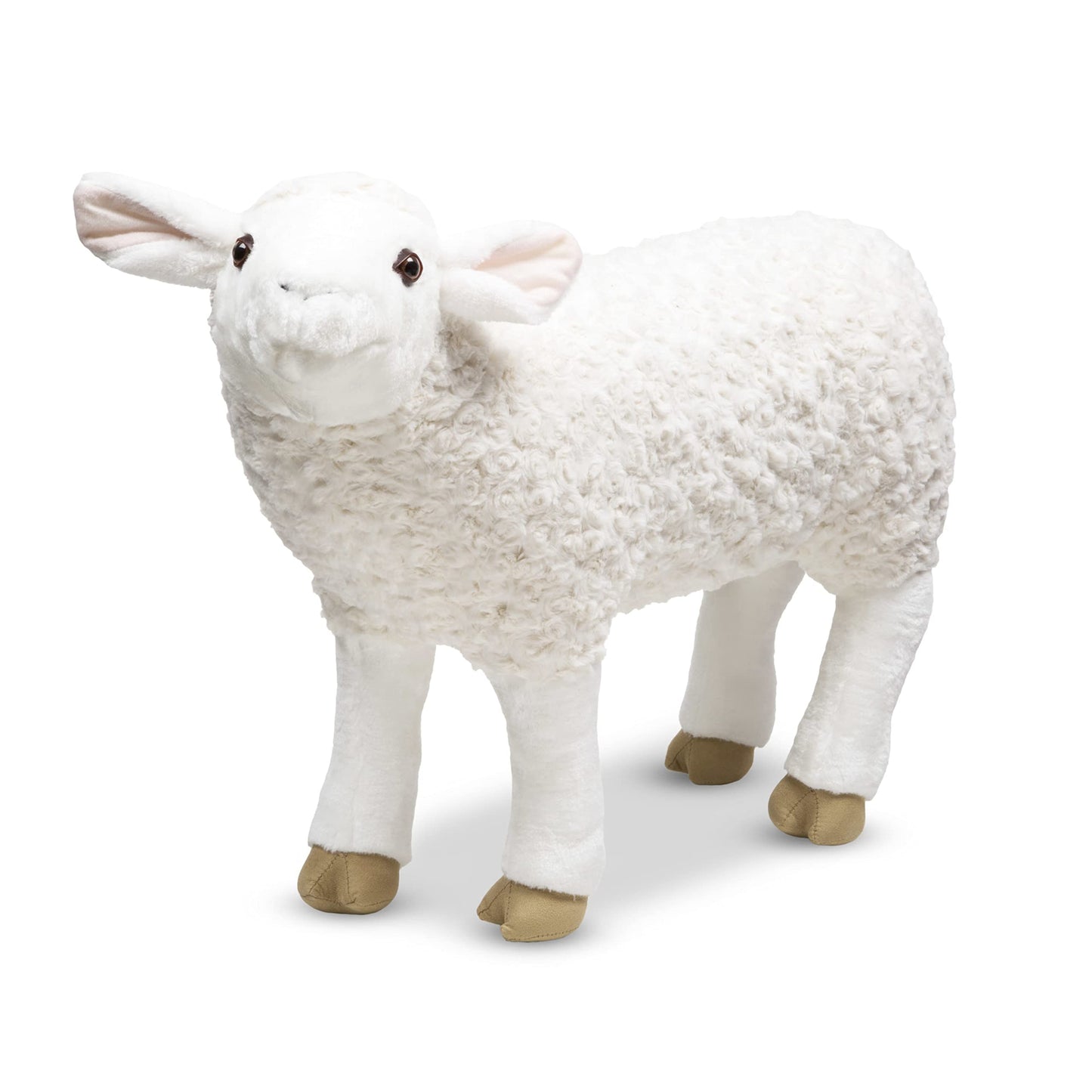 Melissa & Doug Giant Sheep - Lifelike Stuffed Animal (Nearly 2 feet Tall) Extra Large Stuffed Animals, Plush Animal Sheep for Ages 3+