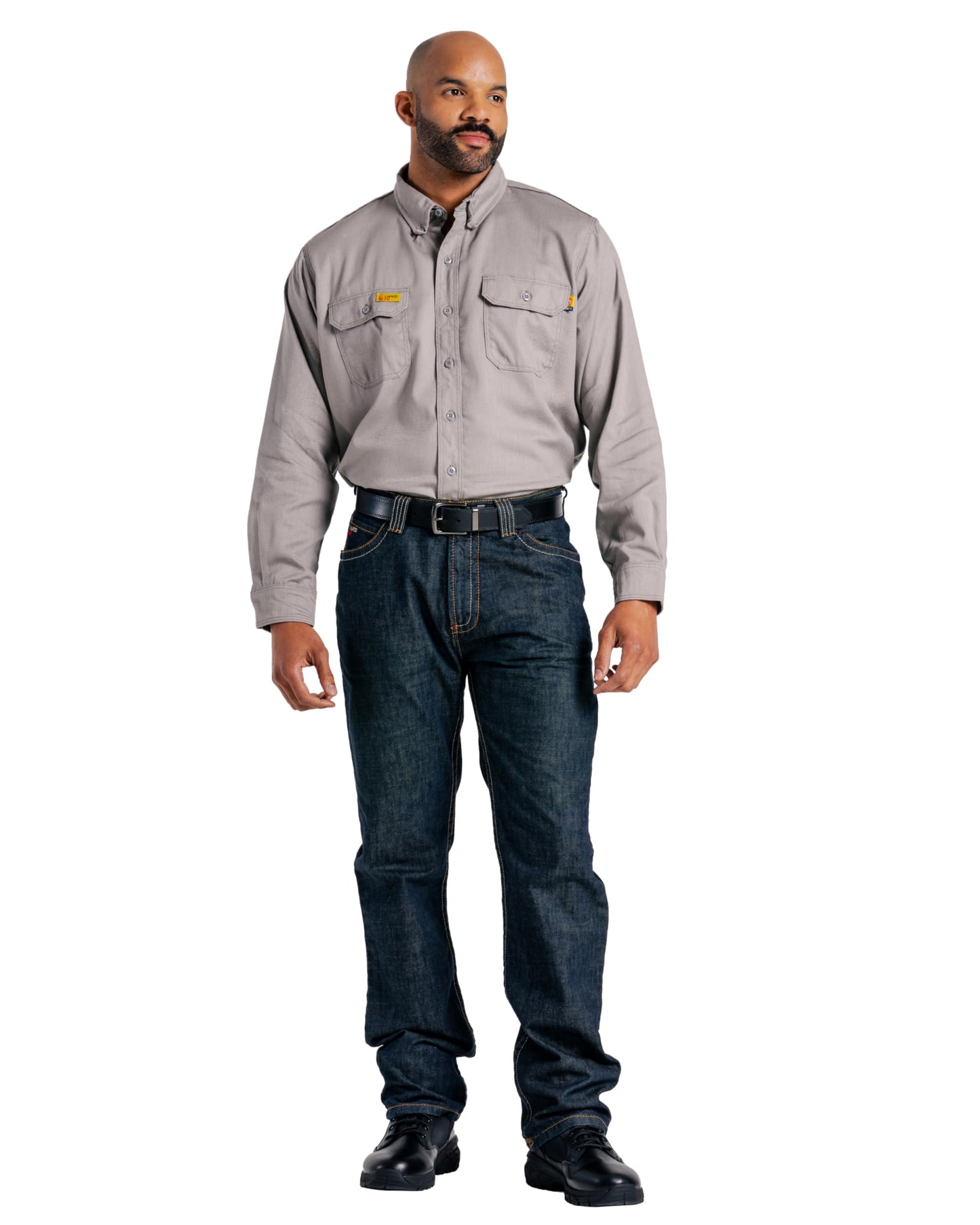 LAPCOFR unisex adult P-indm10 jeans, Washed Denim, 36W x 30L US