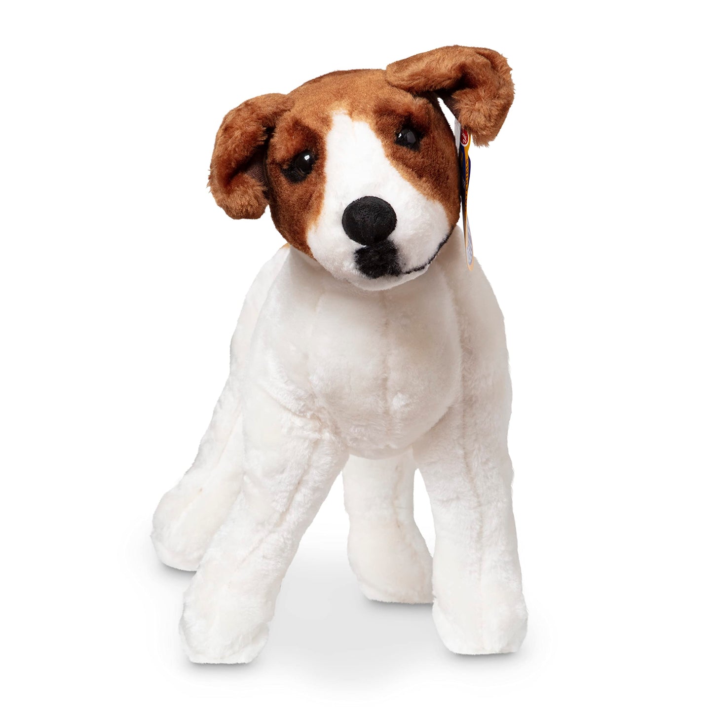 Melissa & Doug Giant Jack Russell Terrier - Lifelike Stuffed Animal Dog (Over 12 inches Tall)