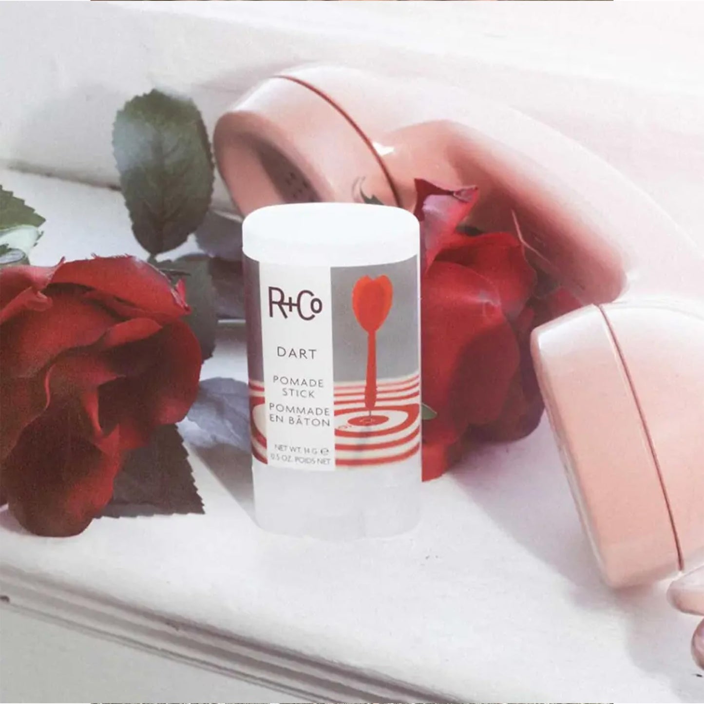 R+Co Dart Pomade Stick | Tame Flyaways, Sculpt and Polish | Long Lasting Texture and Shapes | Vegan + No Parabens | 2 Pack
