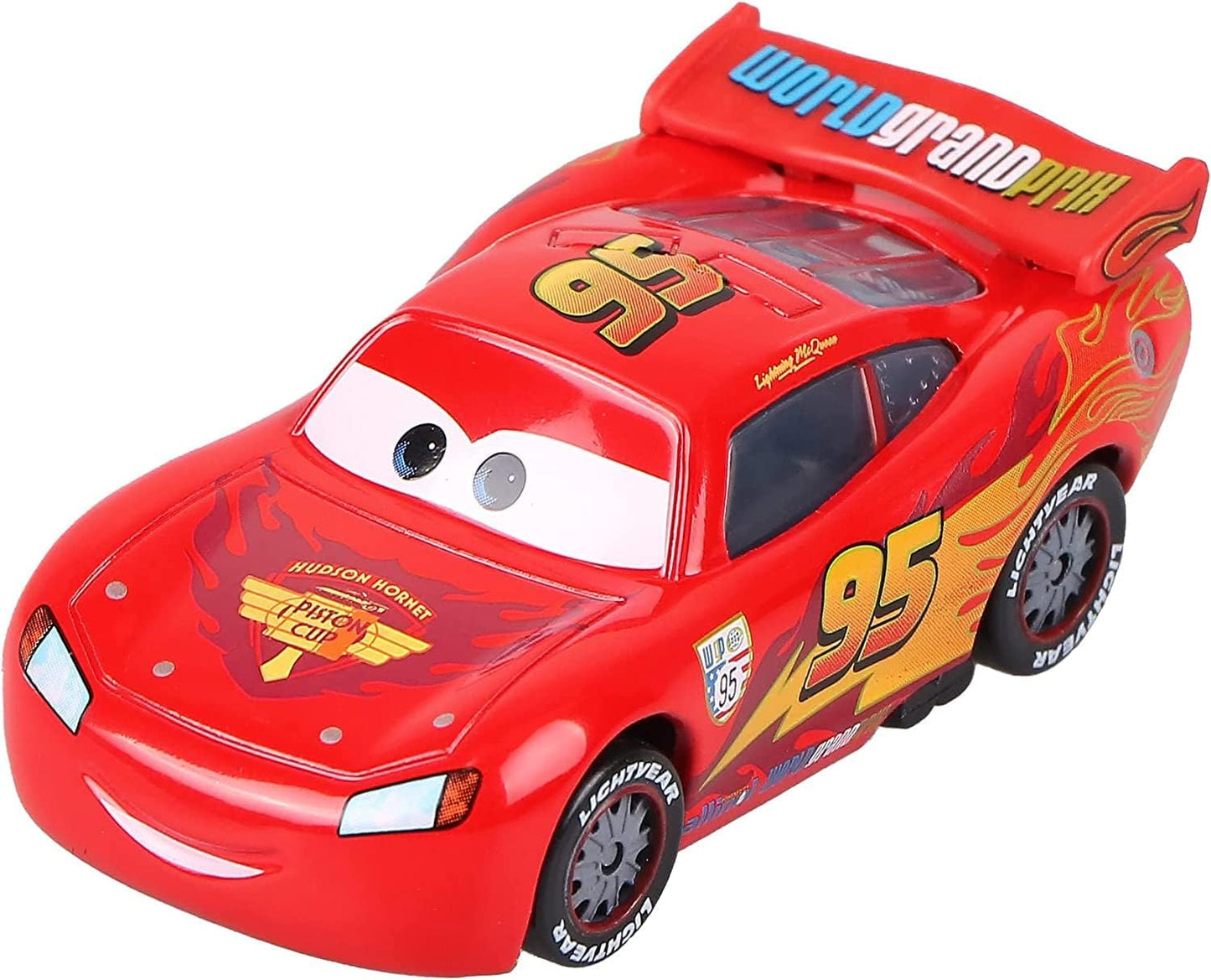 6 PCS Toys Car 2 3 Mater Chick Hicks The King Doc Hudson Sheriff Diecast Car Toy Set for Boy Kids Gifts