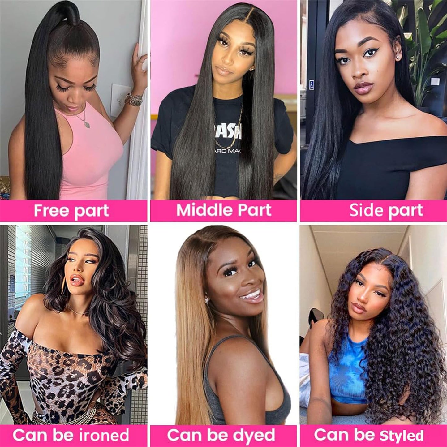LXYANOO 12A Straight Bundles Human Hair with 5x5 Closure 18 20 22+16 Inch Brazilian Human Hair Bundles with Closure 100% Unprocessed Virgin Weave Bundles Human Hair with 5x5 HD Lace Closure