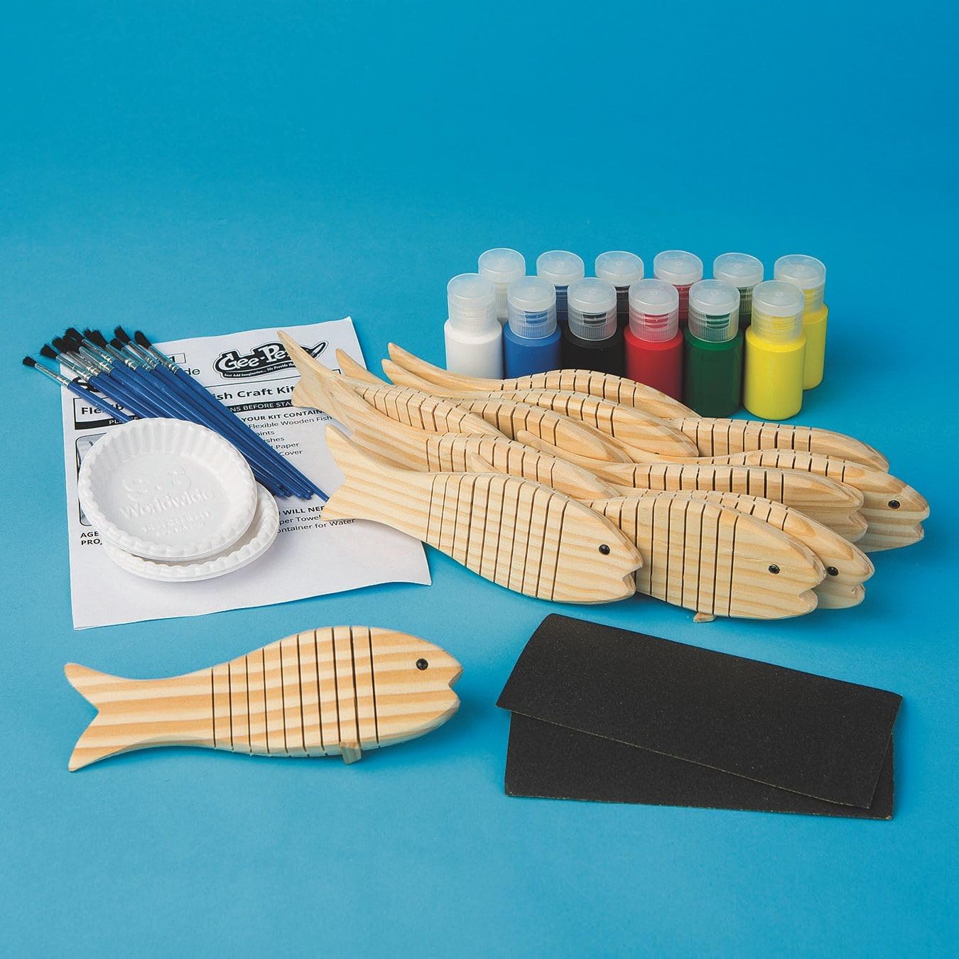 Flexible Wooden Fish Craft Kit