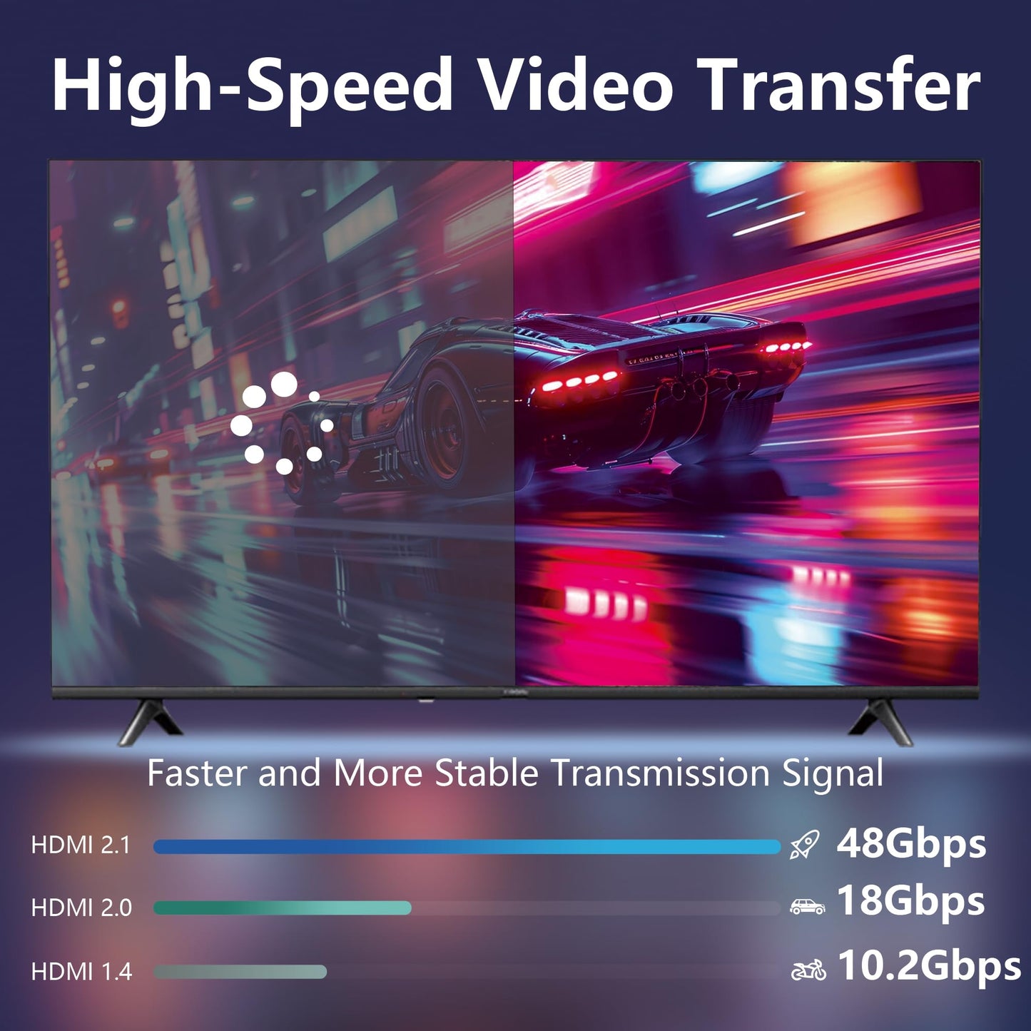 Anehmeta 8K Fiber Optic HDMI Cable 50FT, Long Active HDMI 2.1 Cable 48Gbps Ultra High Speed 8K@60Hz 4K@120Hz HDR10 eARC 3D HDCP 2.3 Compatible for Laptop, PC, Monitor, PS5, PS4, Xbox, HDTV, Projector